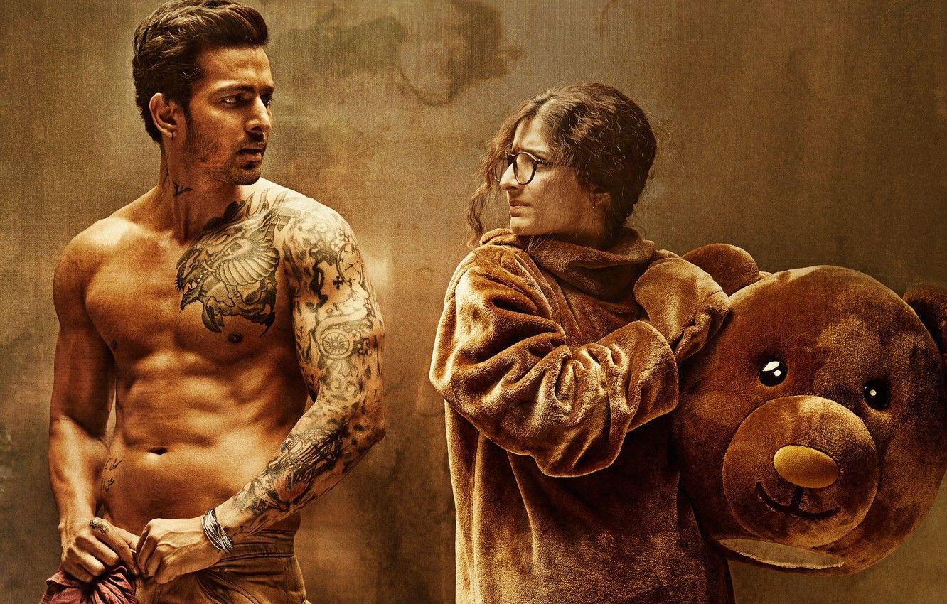 1332x850 Wallpaper cinema, girl, bear, texture, man, movie, tatoo, brunette, film, chest, muscular, thorax, seifuku, kuma, Sanam Teri Kasam, Mawra Hocane image for desktop, section фильмы