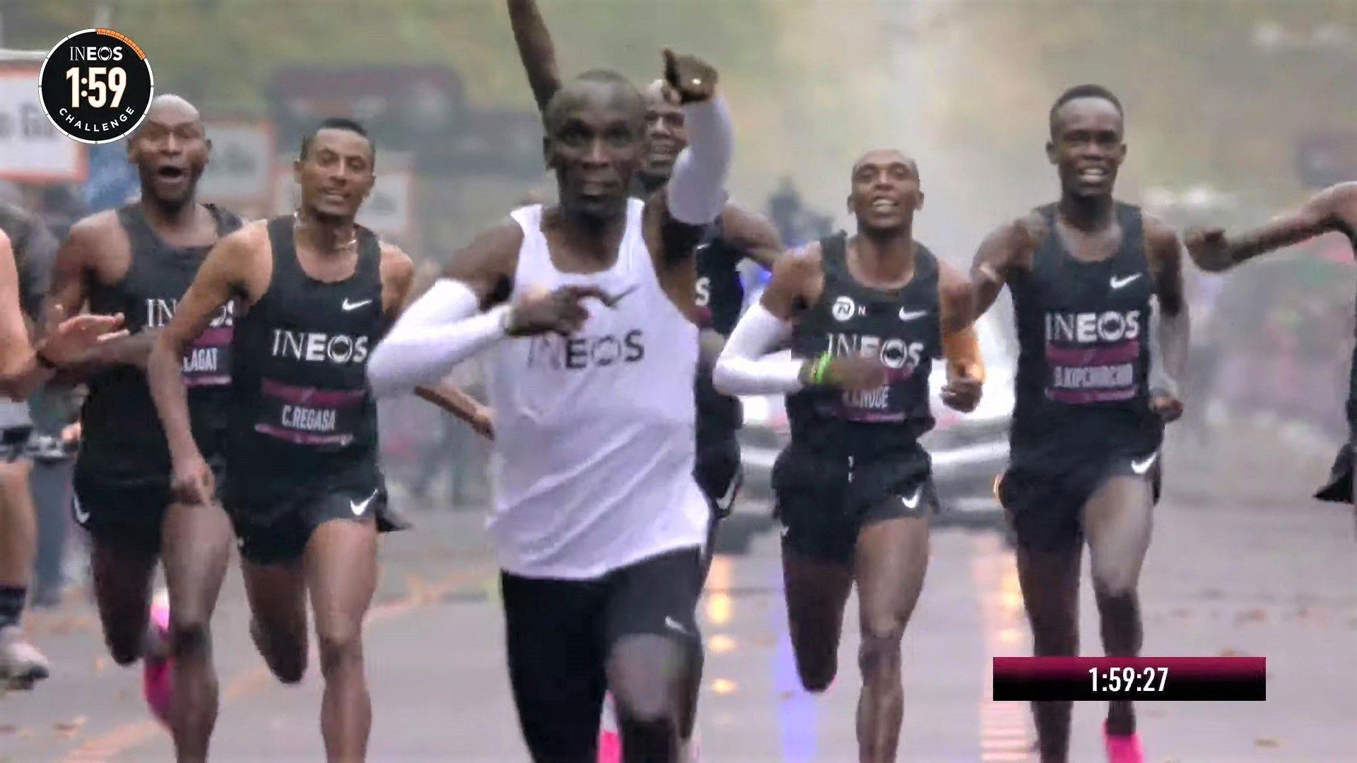 1920x1080 Racing chariots expanding human potential Kipchoge ran a marathon at 1:59:40