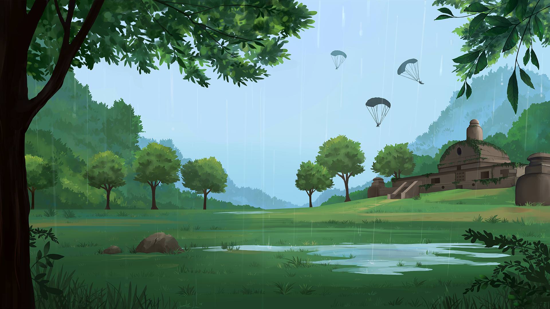 1920x1080 Rainy Sanhok