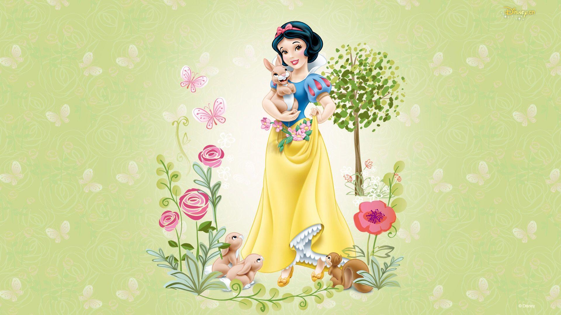 1920x1080 Download Wallpaper 1920x1080 Disney cartoon stars, Snow White, tree
