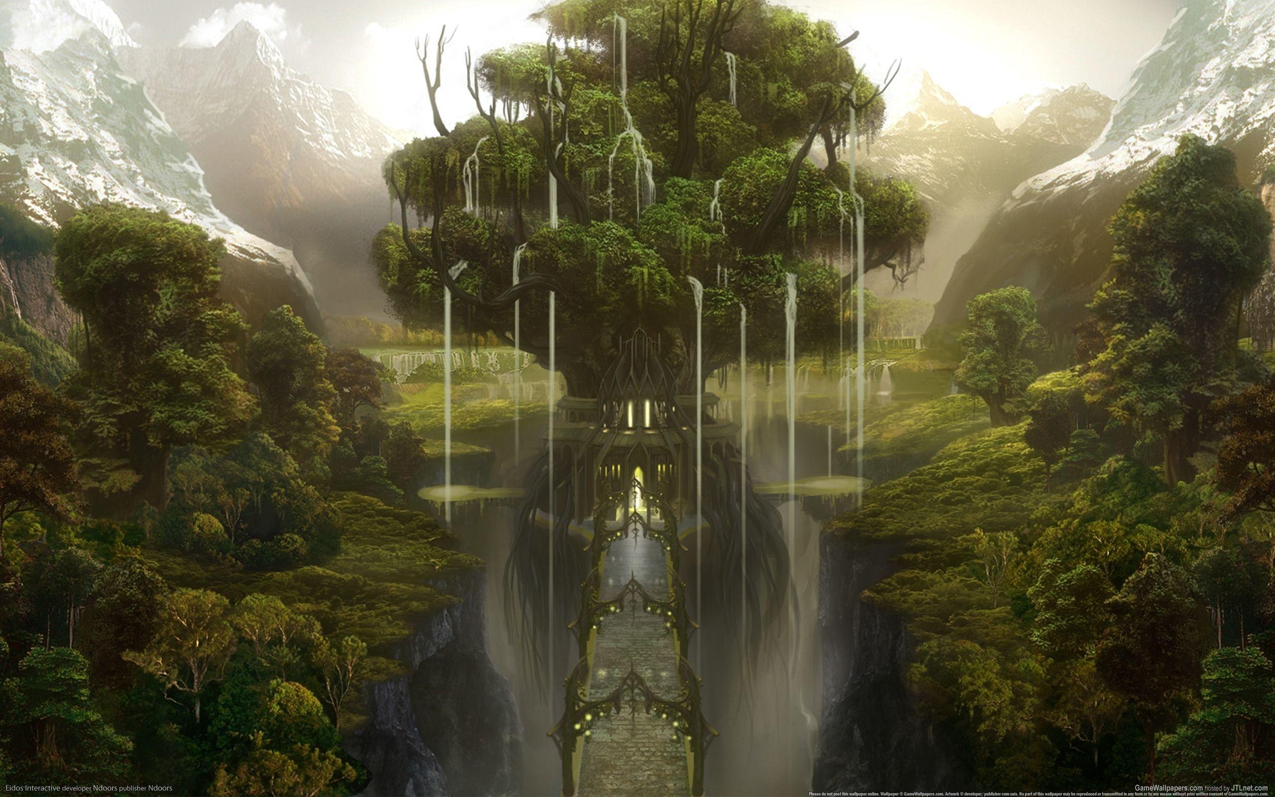 2560x1600 Forest Temple. The Jester's Corner