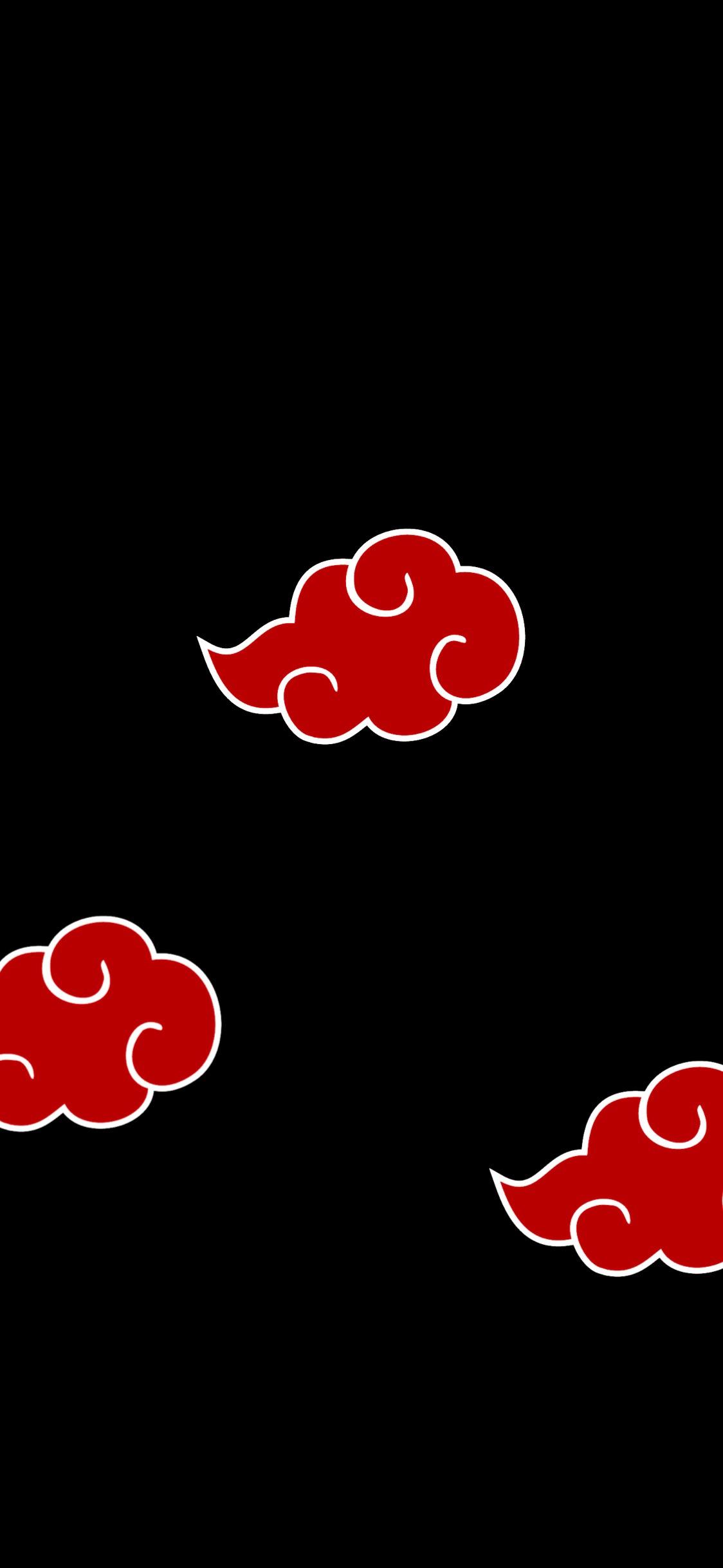 Akatsuki Red Clouds Background Stock Vector by ©kozhur 466760680