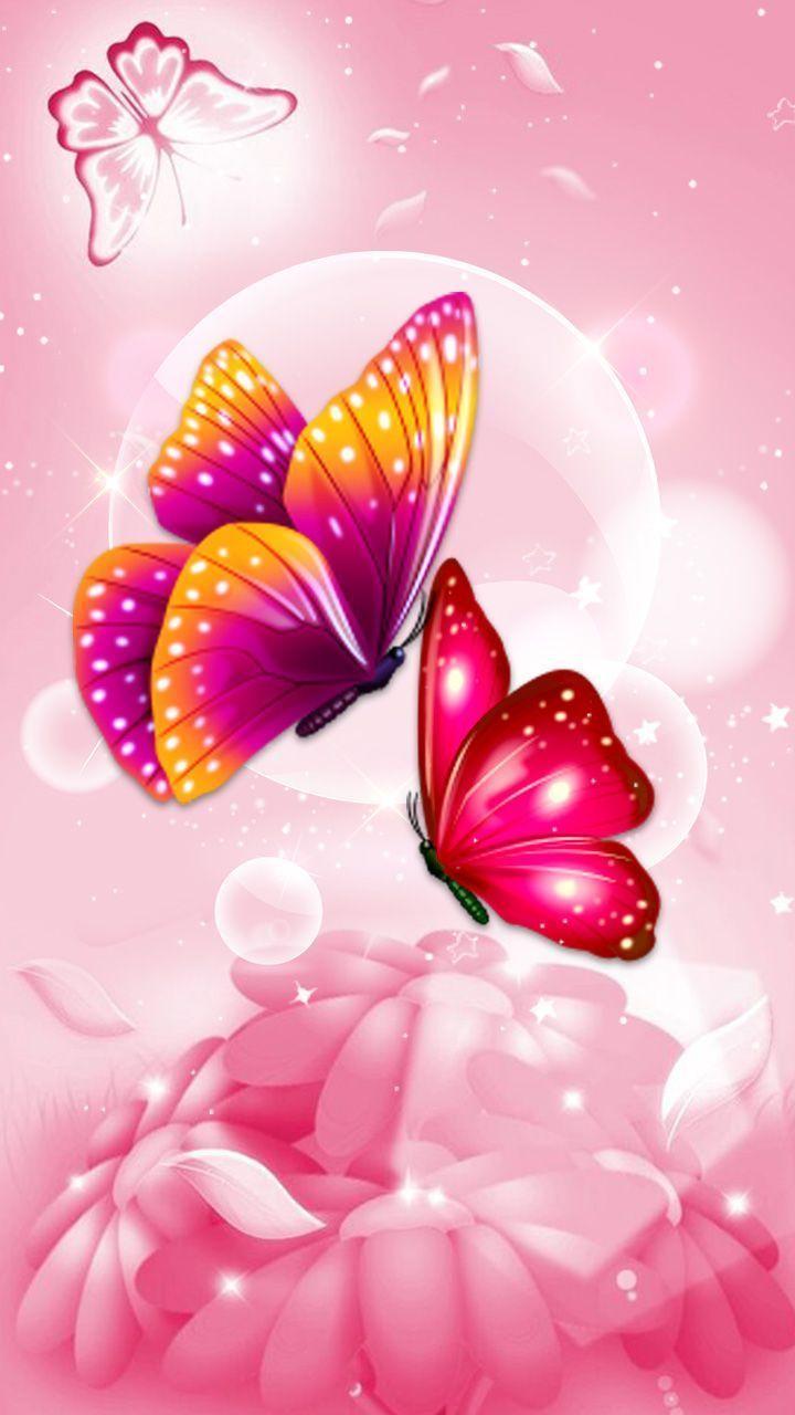 720x1280 Pink iPhone Wallpaper To Download For Free. Butterfly wallpaper background, Phone wallpaper pink, Butterfly wallpaper