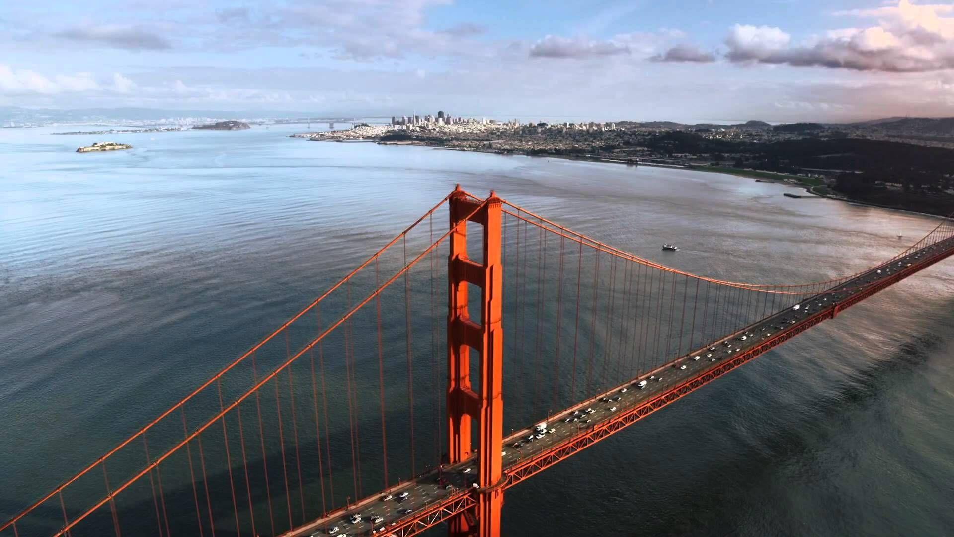 1920x1080 Apple TV 4 Aerial Screensaver Francisco Golden Gate Bridge Daylig