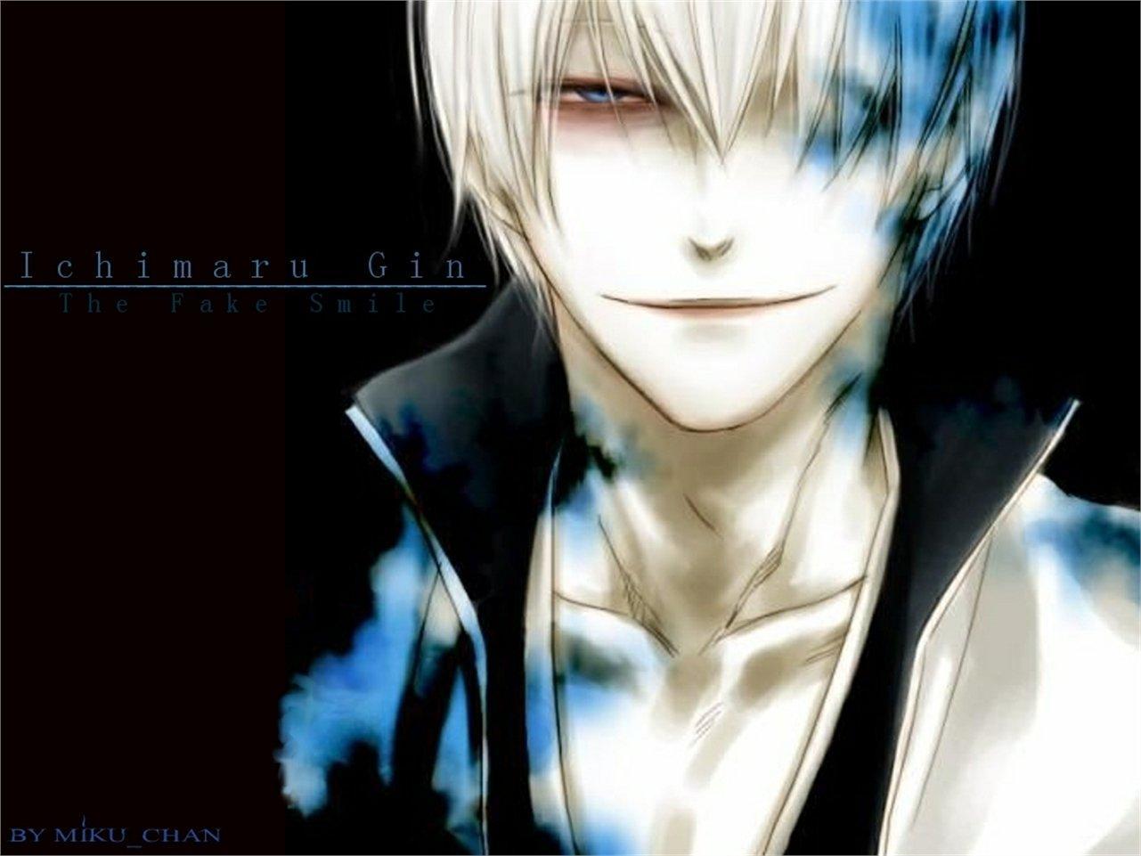 1281x961 Anime Fake Smile Wallpaper