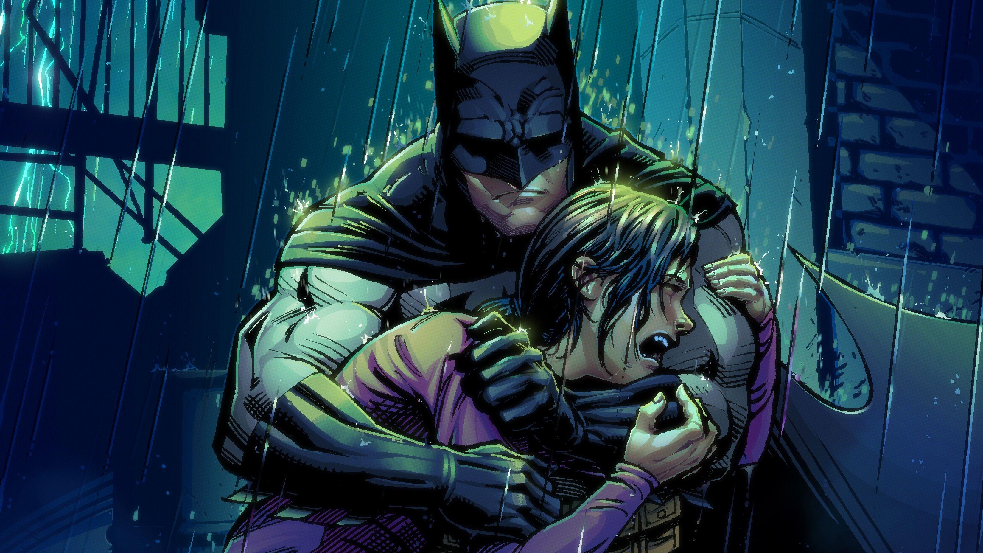 3300x1856 Robin Crying In Batman Arms, HD Superheroes, 4k Wallpaper, Image, Background, Photo and Picture