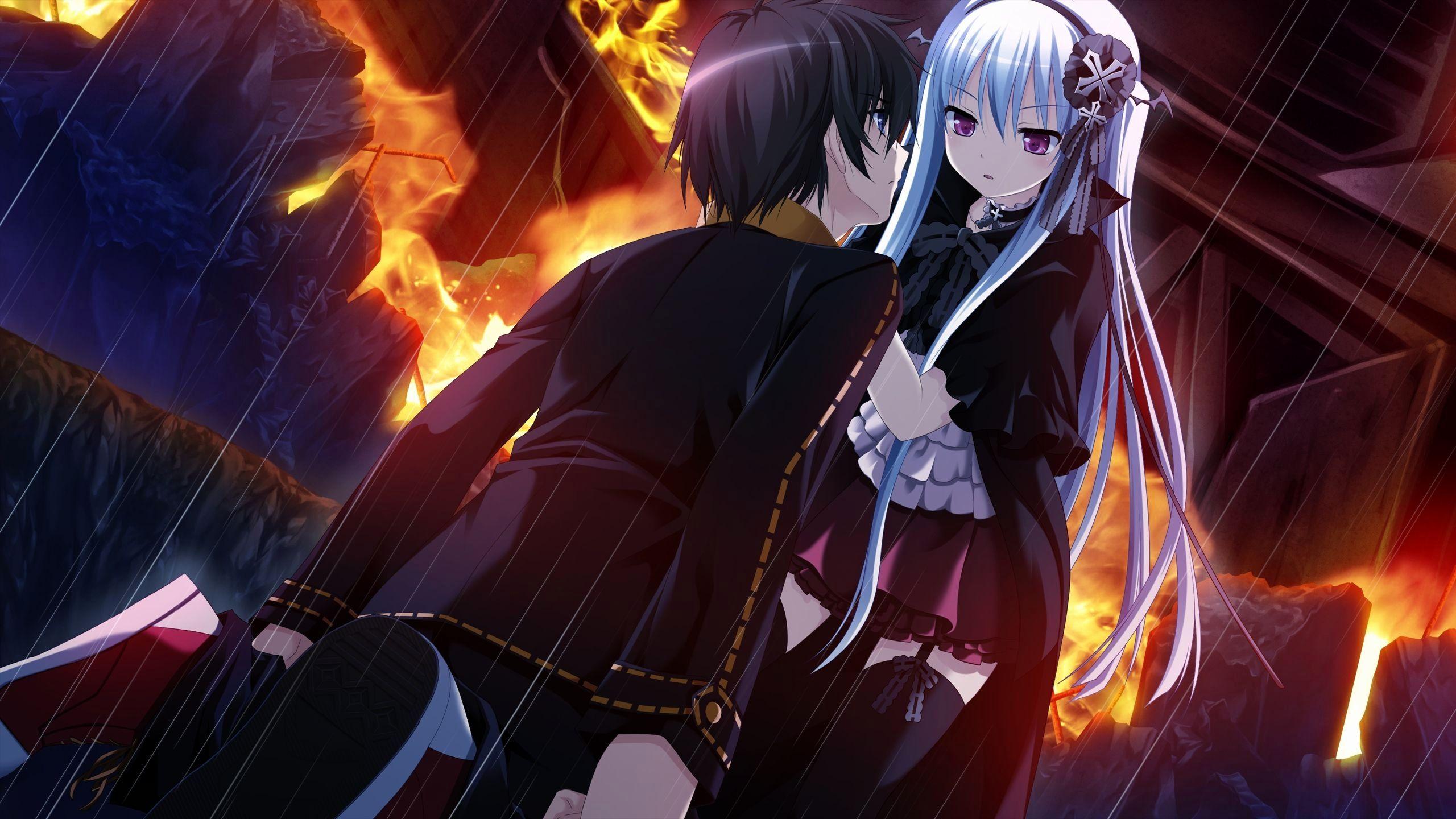 2560x1440 Awesome Shinmai Maou No Testament Wallpaper 2019