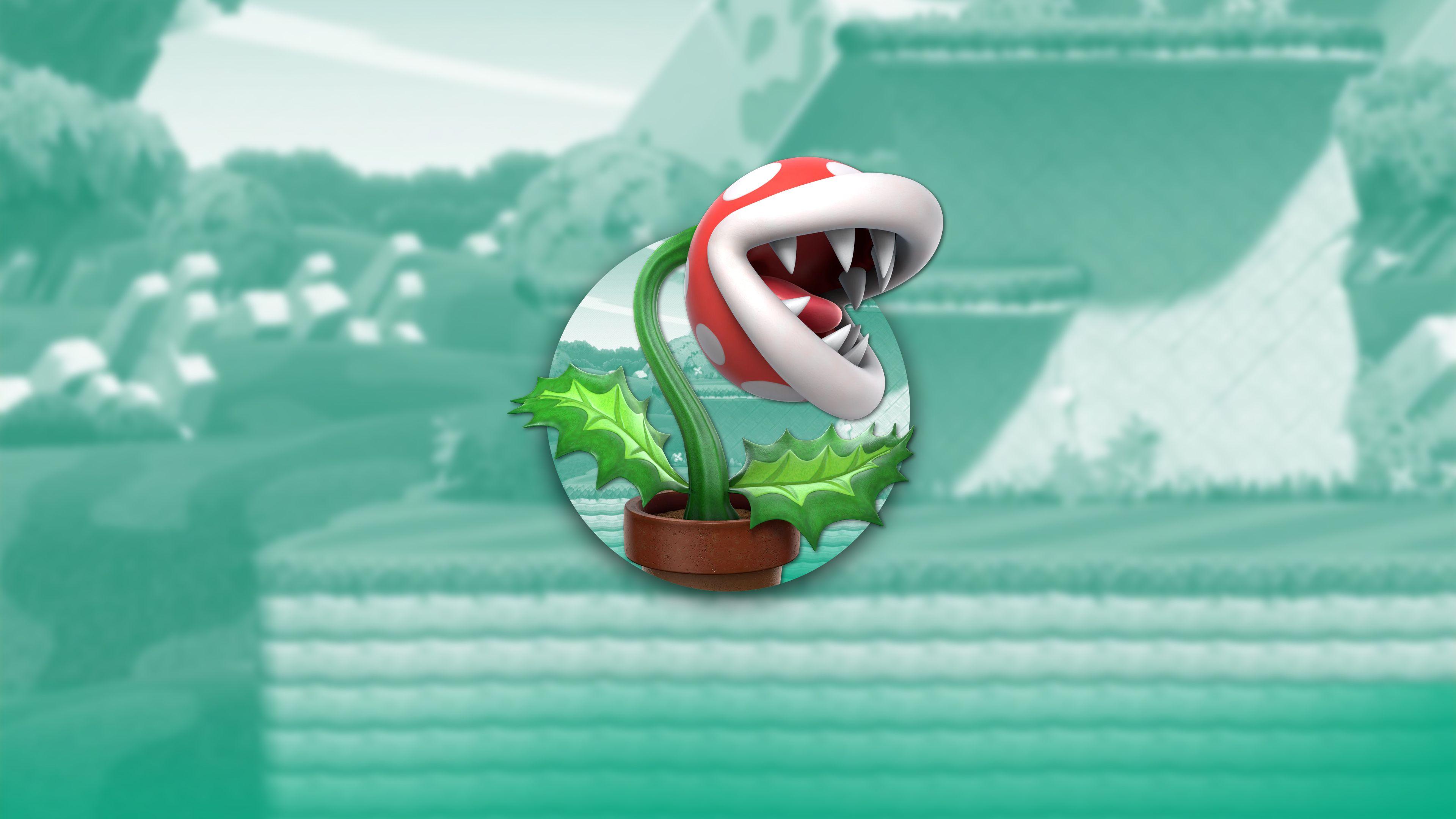 3840x2160 Super Smash Bros Ultimate Piranha Plant UHD 4K Wallpaper