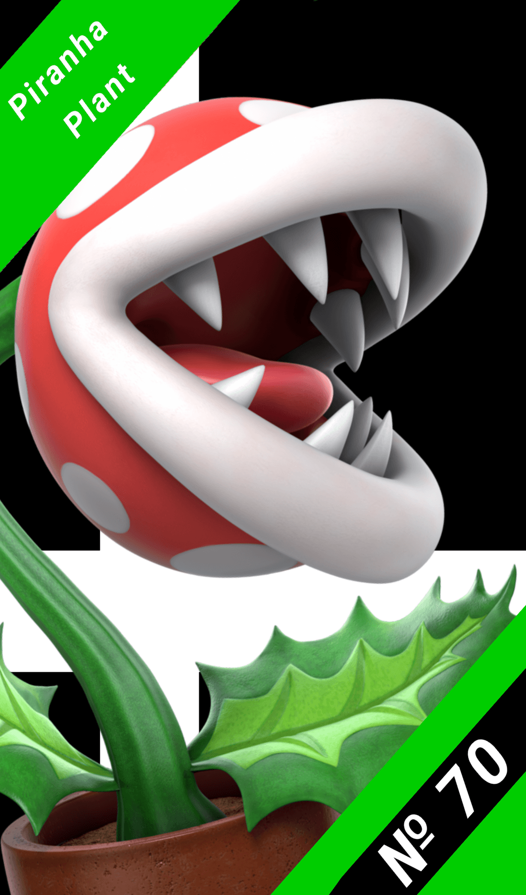 1080x1836 I made a Phone Wallpaper of Piranha Plant and I might do the whole roster