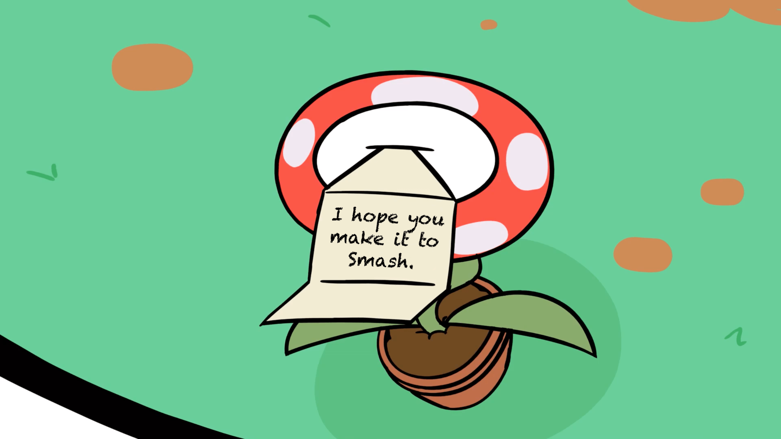 2560x1440 Piranha Plant has a message for Rex : Xenoblade_Chronicles