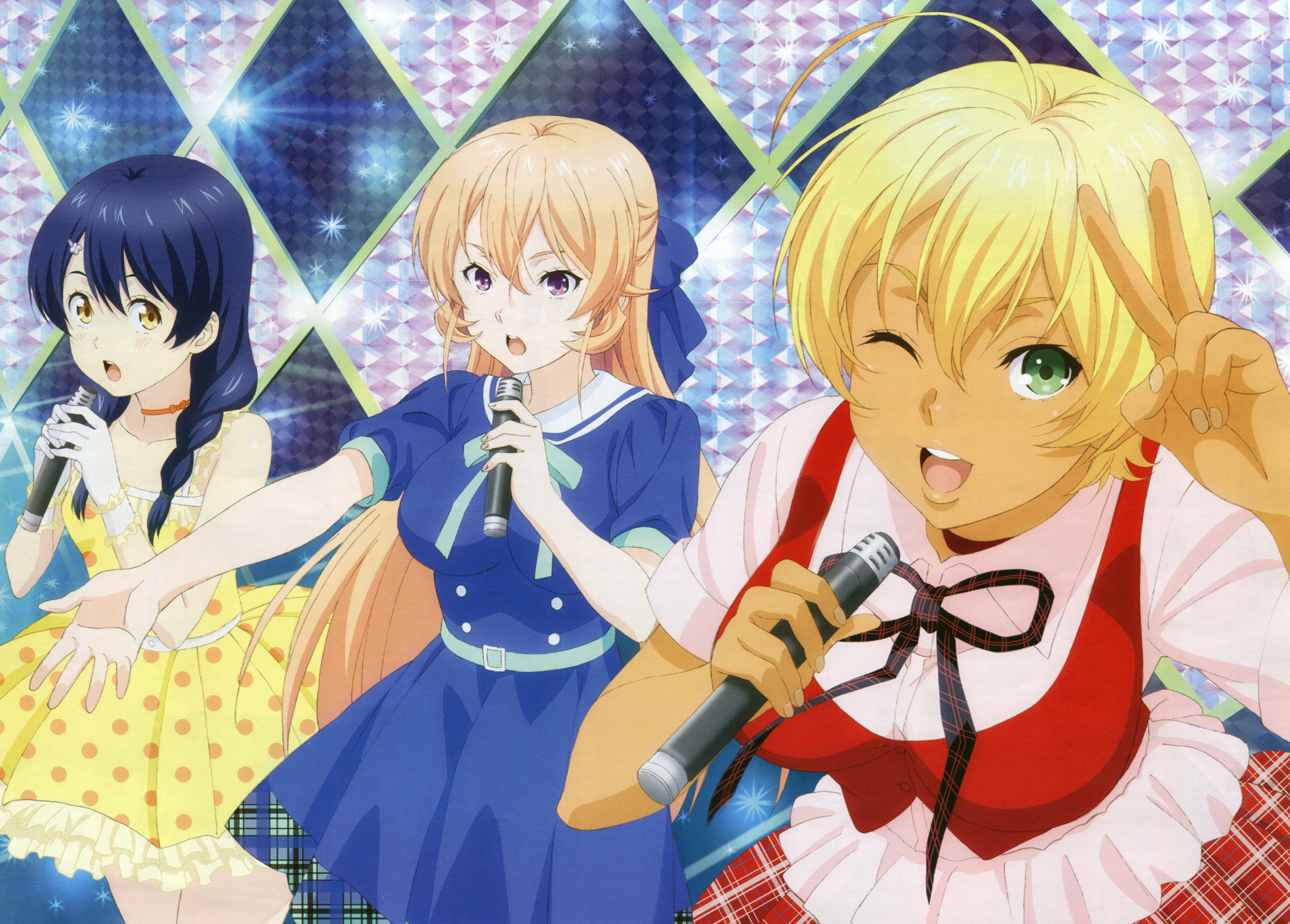 7025x5036 Girls Shokugeki no Souma Series Erina Nakiri Character Megumi Tadokoro Character wallpaperx5036