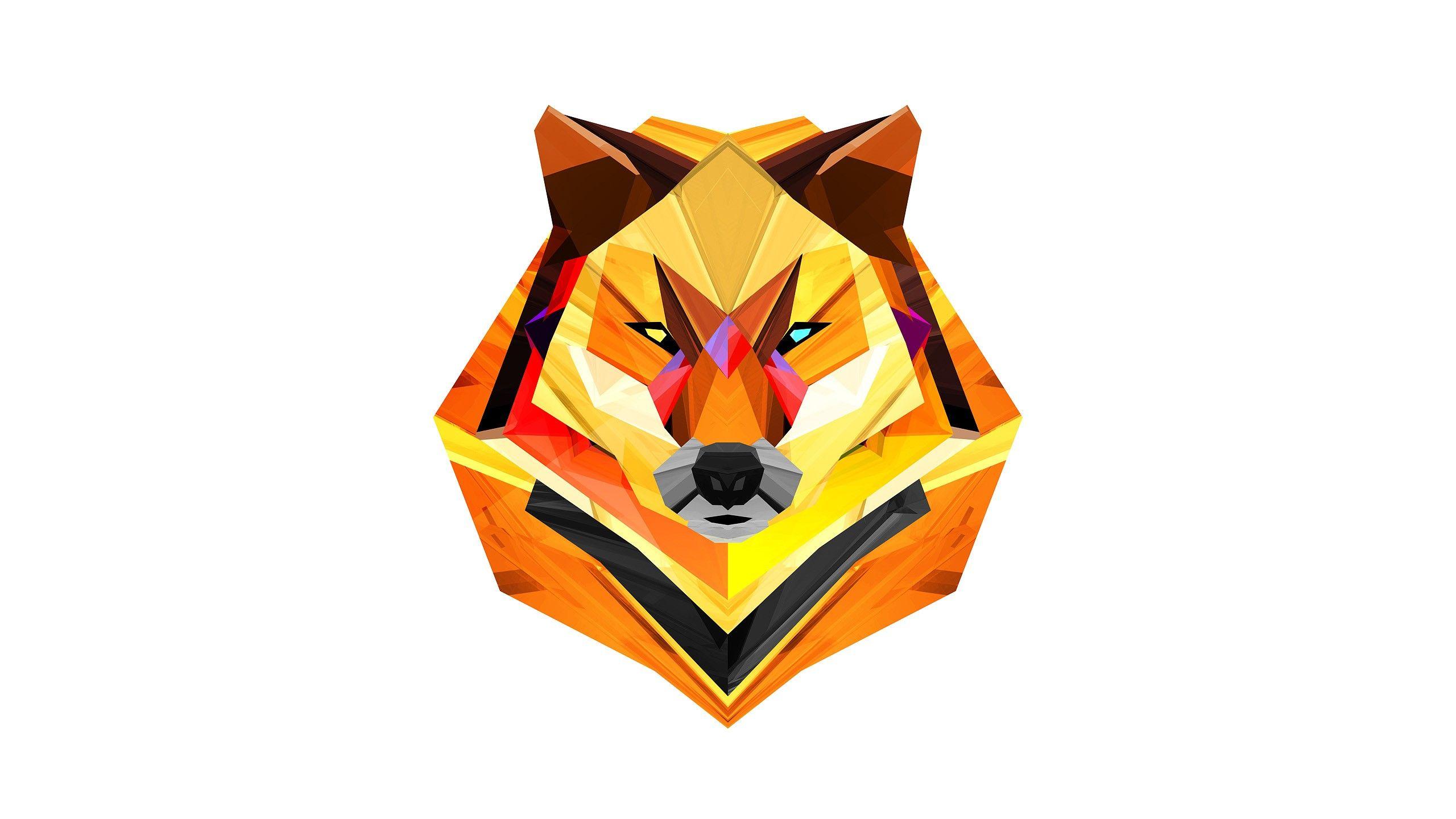 2560x1440 Abstract Animals Digital Art Justin Maller Vectors