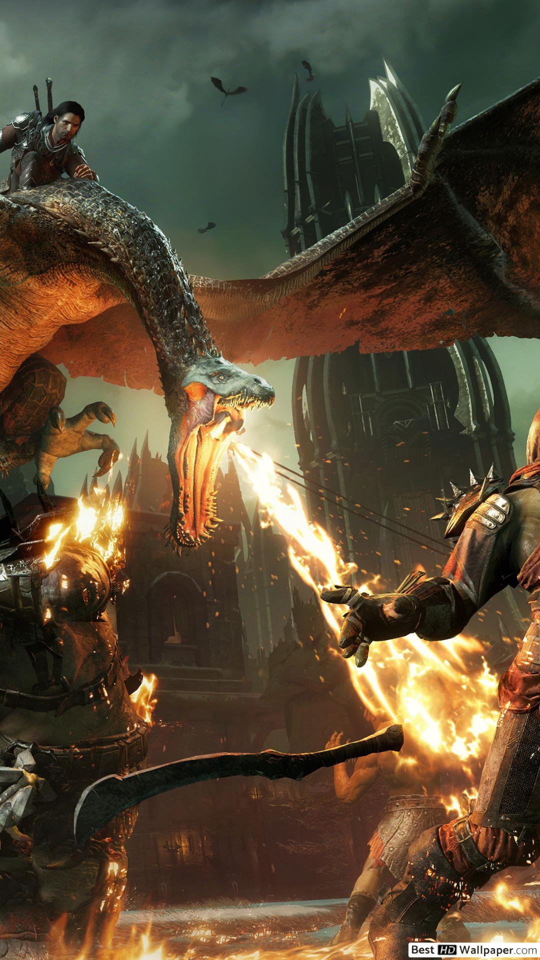 1080x1920 Shadow of War HD wallpaper download