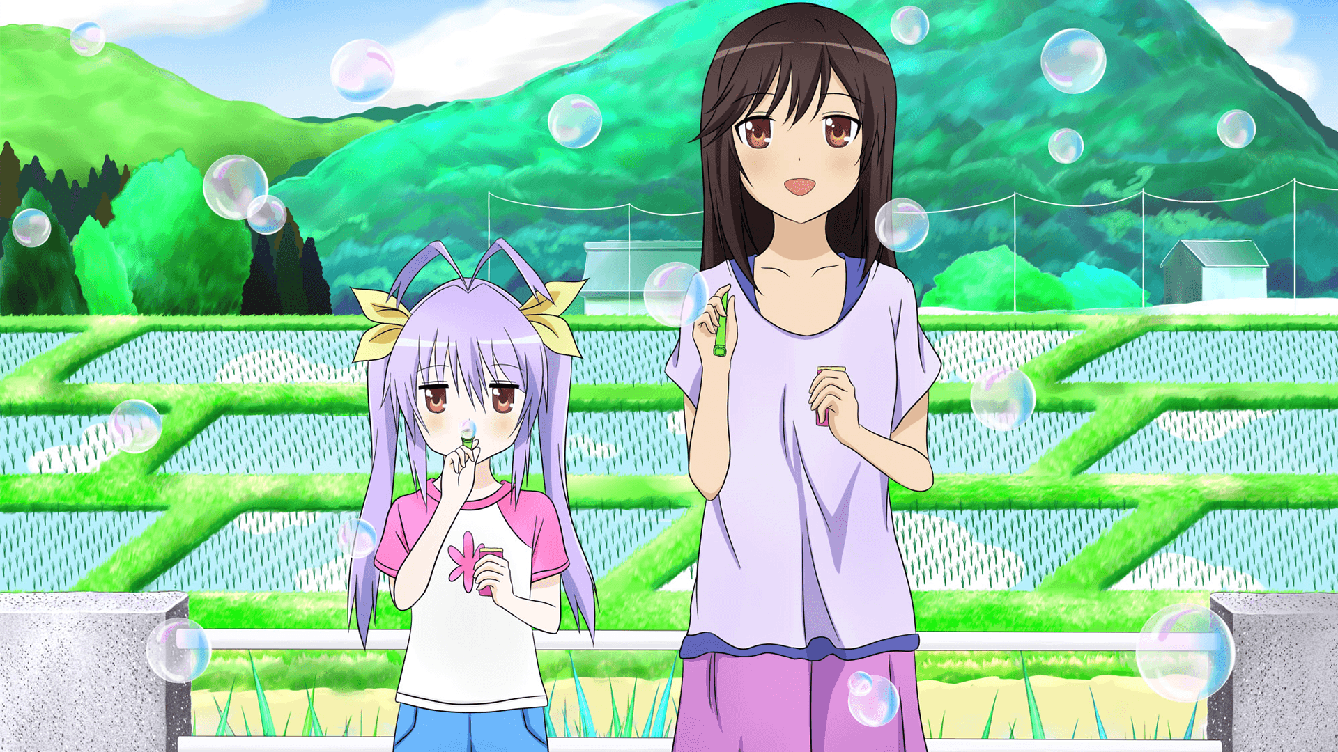 1920x1080 Renge Miyauchi Hotaru Ichijou Non Non Biyori Wallpaper:1920x1080