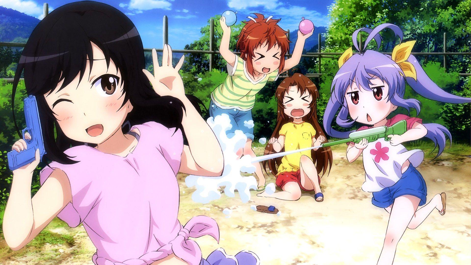1920x1080 Hotaru Ichijo, Komari, Natsumi Koshigaya, Non Non Biyori, Renge Miyauchi HD Wallpaper & Background • 3982 • Wallur