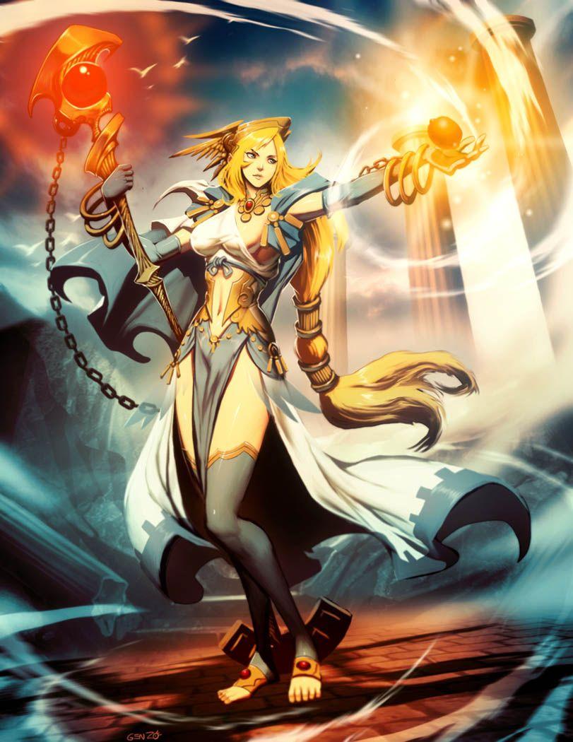Legend of the God Warrior Prince of Olympus  Pairings in 2023  Anime  egyptian Bastet goddess Bastet