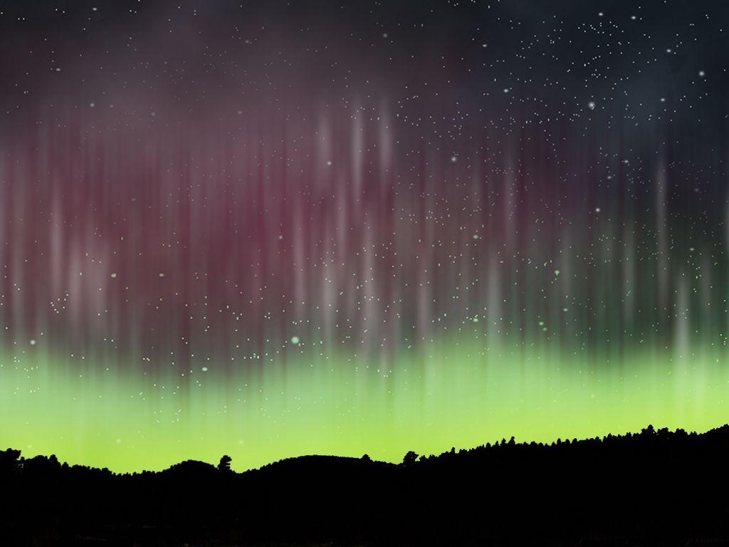 1024x768 Reader Tutorial: Aurora Borealis Wallpaper in Photohop