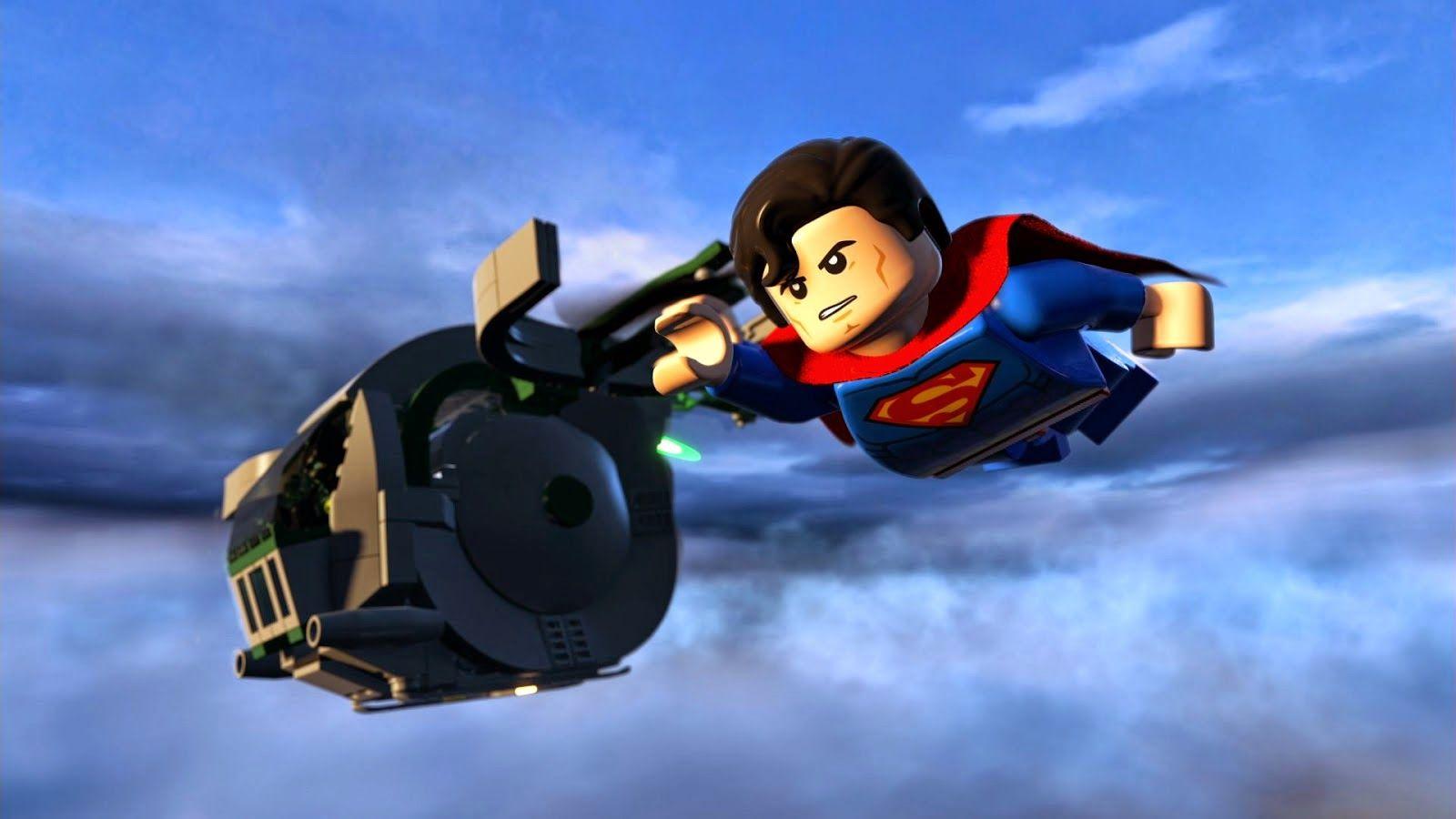 1600x900 Lego Superman Wallpaper