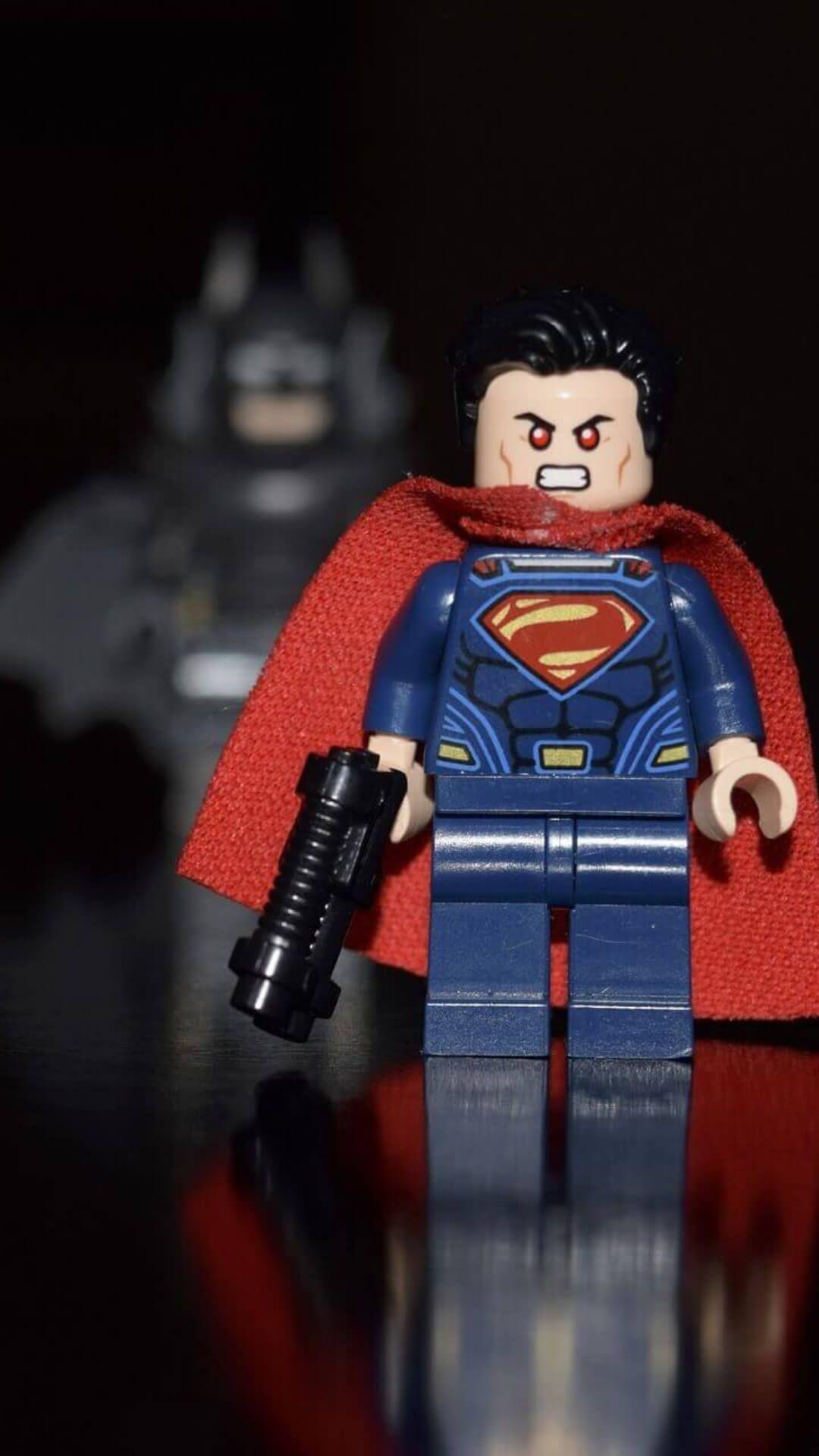 1080x1920 Superman Batman Lego Wallpaper