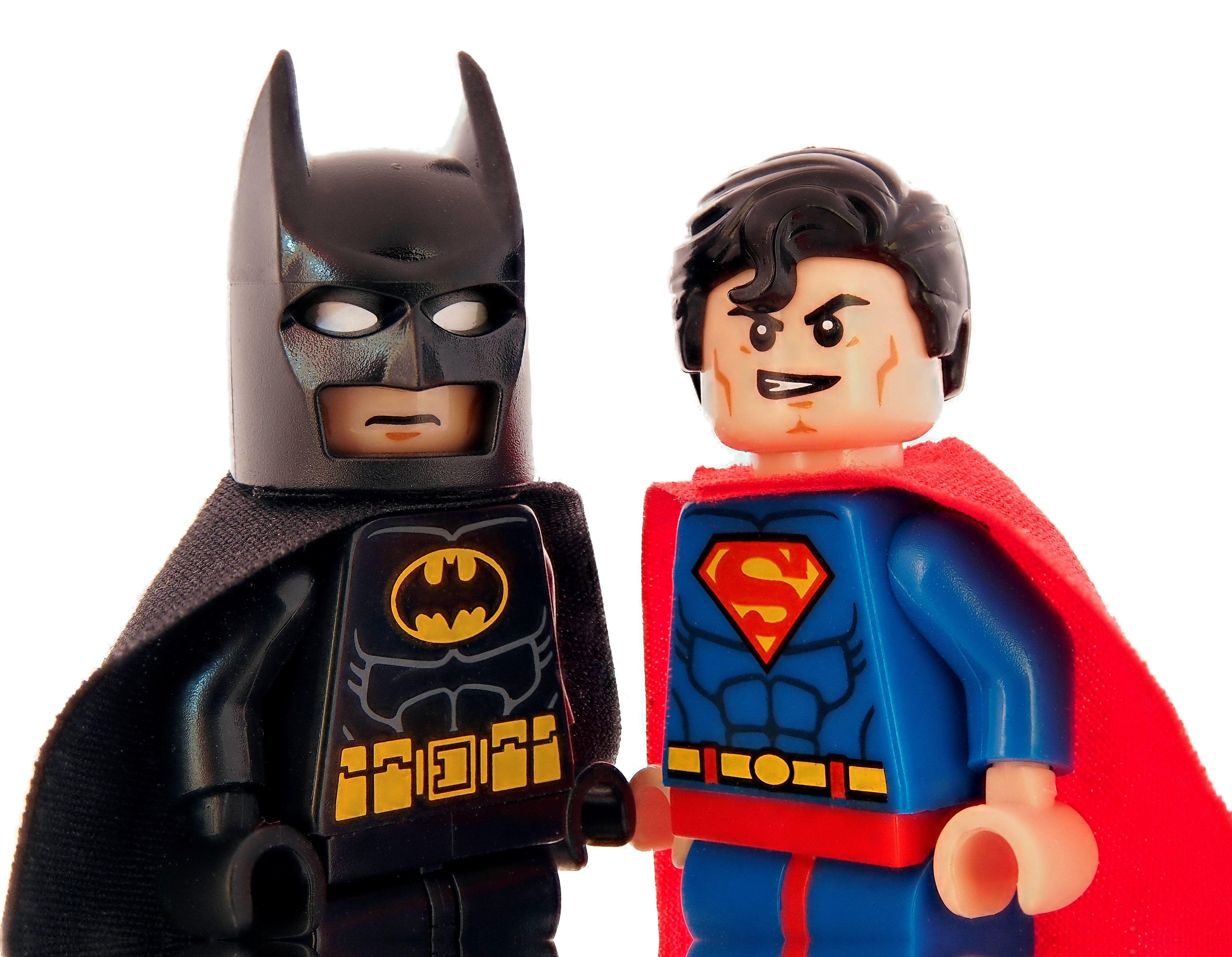 4478x3479 Lego Batman and Superman free image