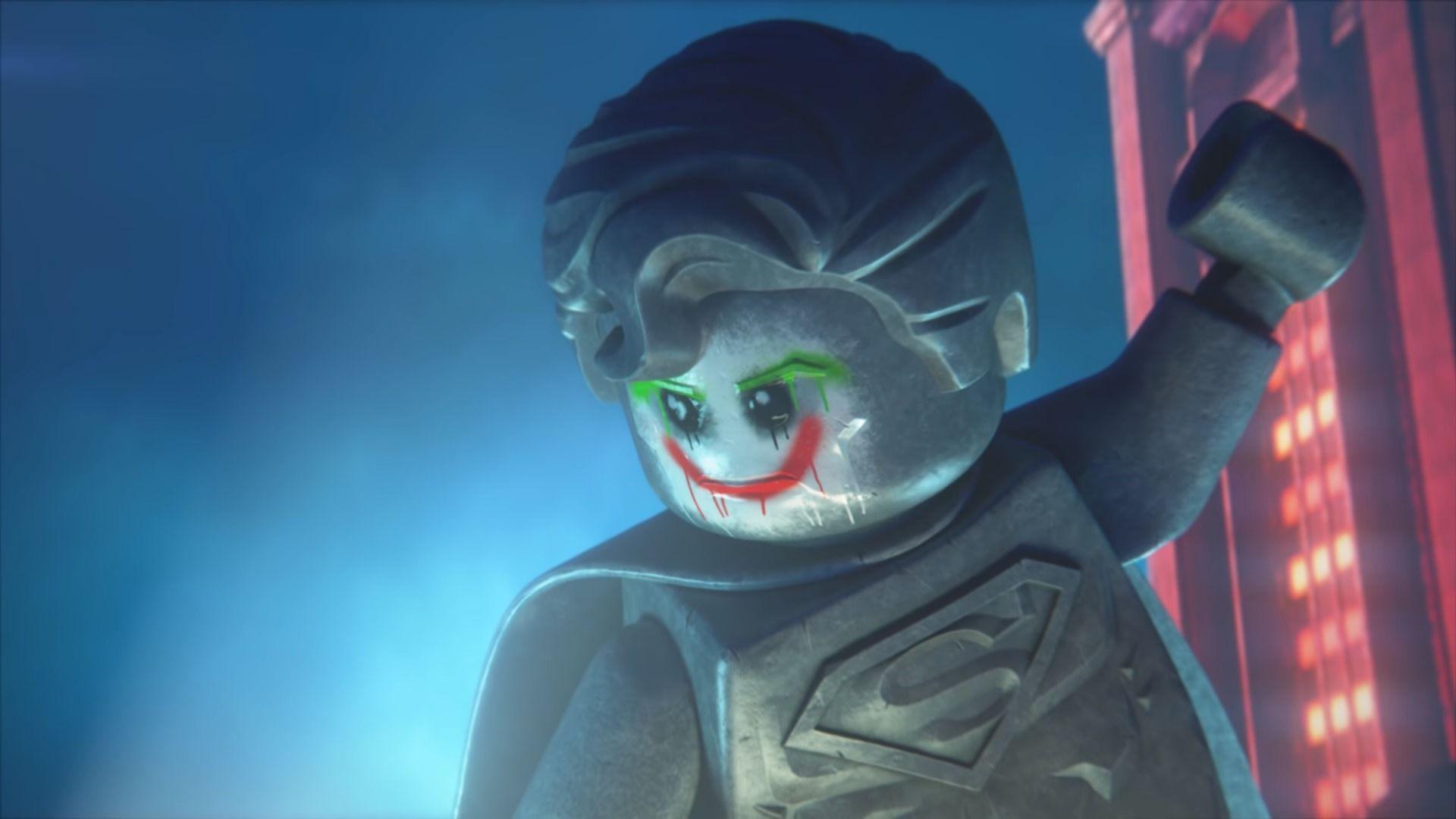 1920x1080 Lego DC Super Villains Teaser Shows A Defaced Superman Statue
