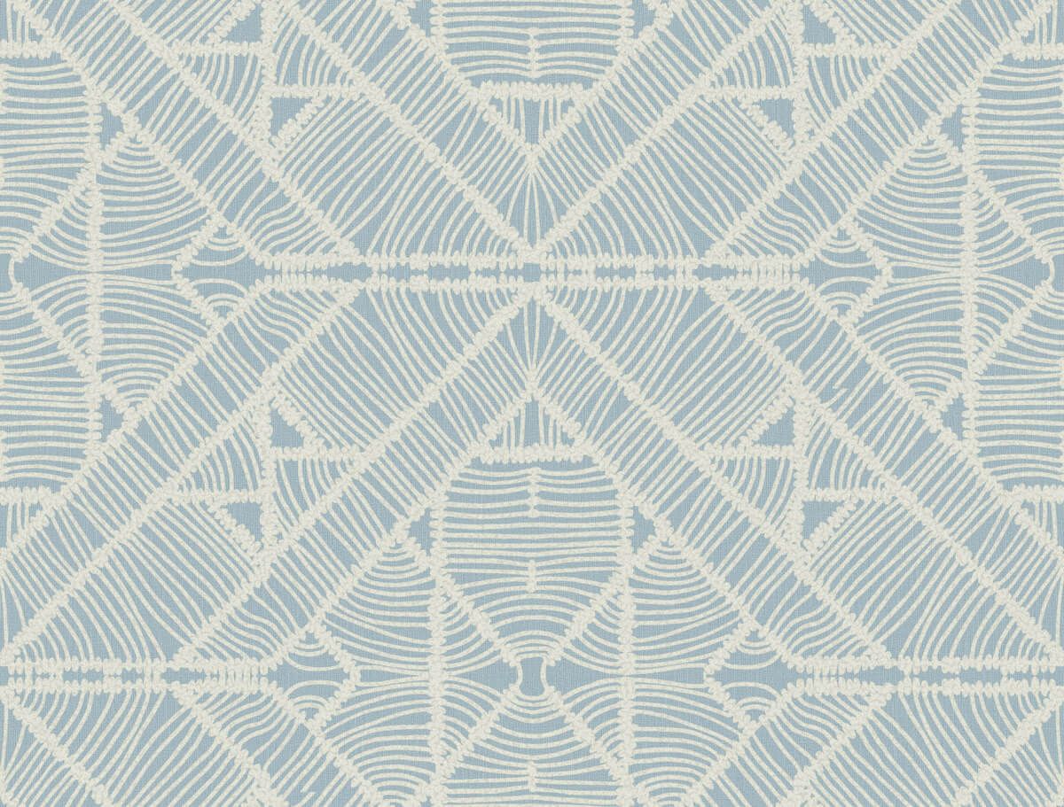 1200x911 Diamond Macrame Wallpaper- Blue