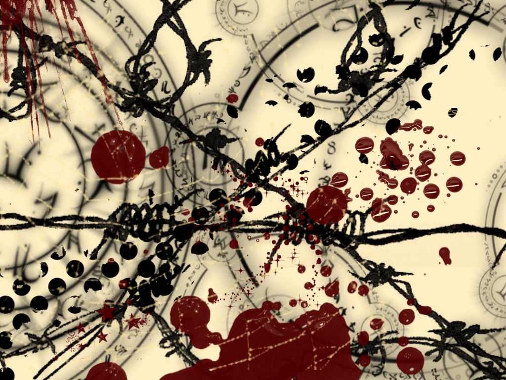 1024x768 Grunge Y2k Desktop Wallpaper