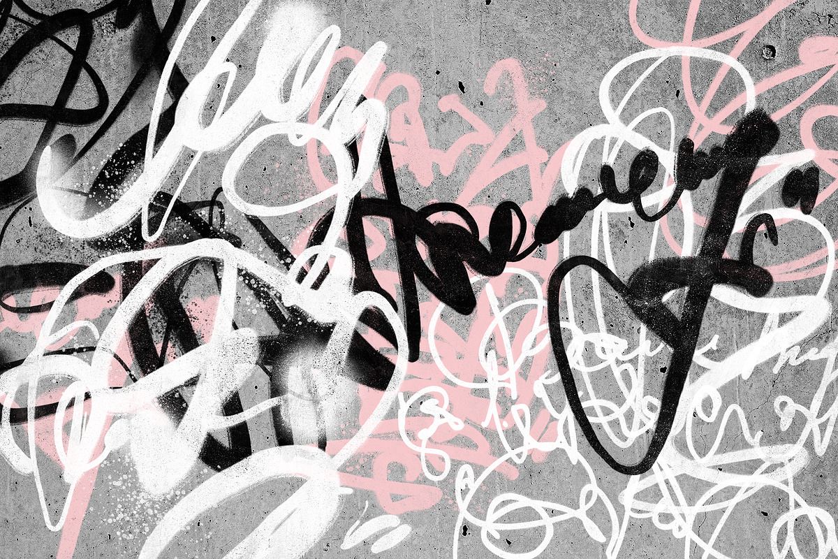 1200x800 Y2K Graffiti, Scribble and Grunge Ink