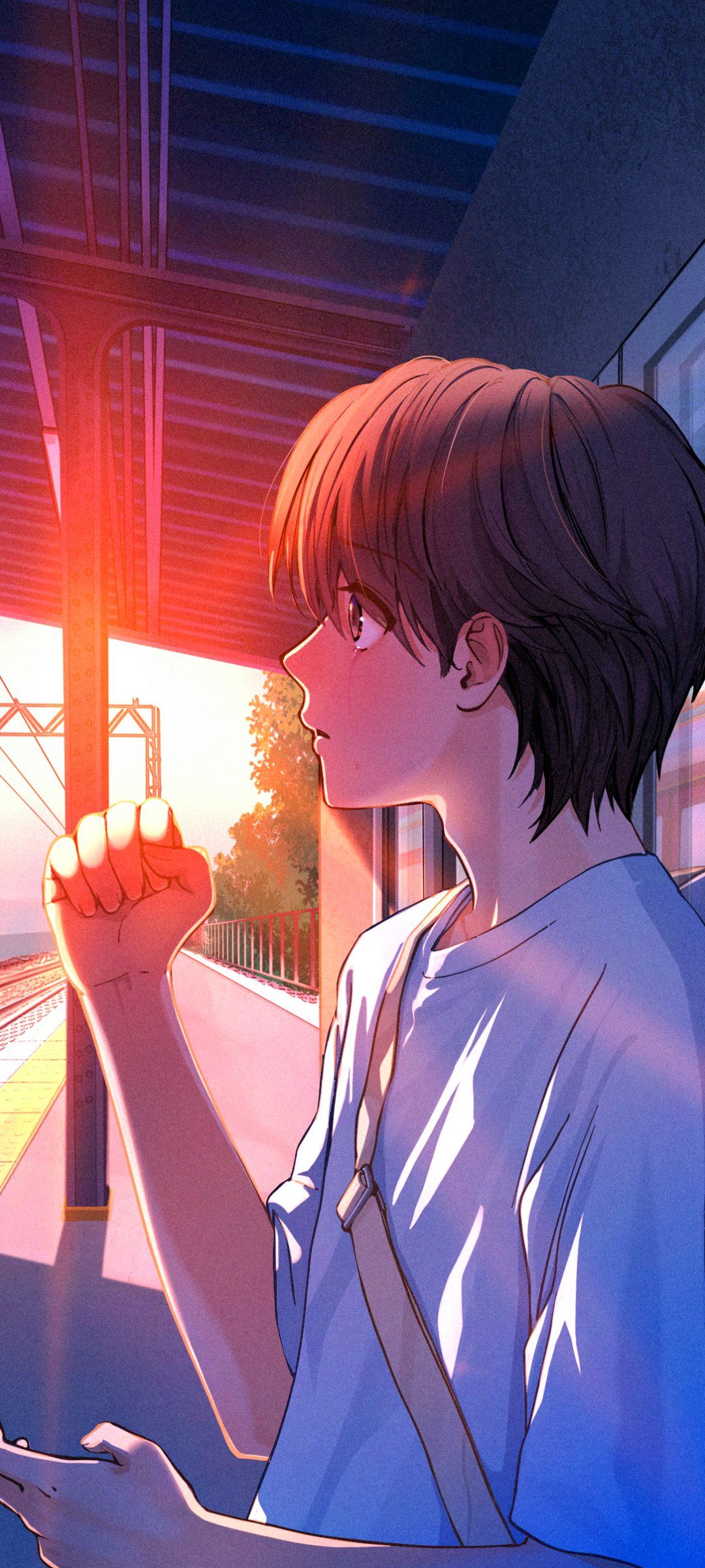 1080x2400 Radiant Anime Boy
