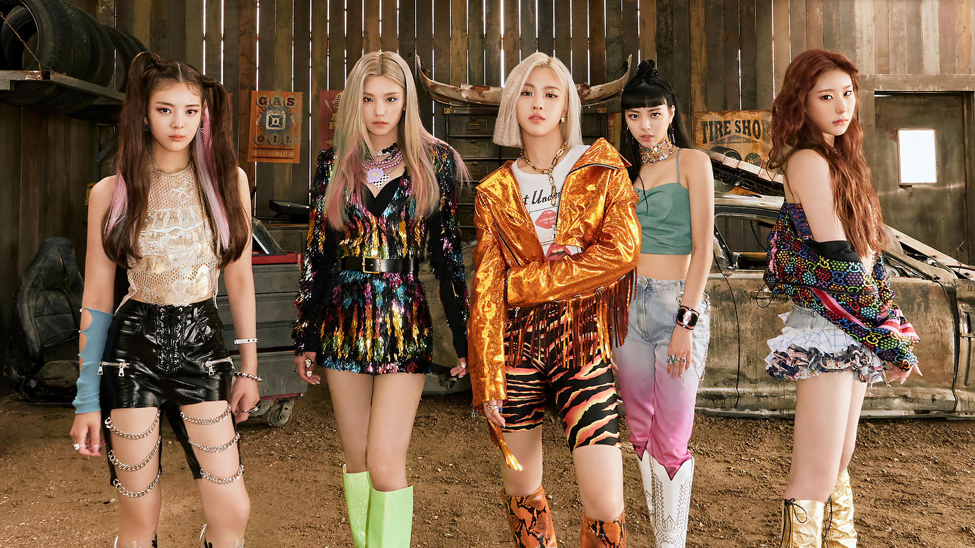 1920x1080 ITZY K Pop All Members Wallpaper, HD Music 4K Wallpaper, Image And Background