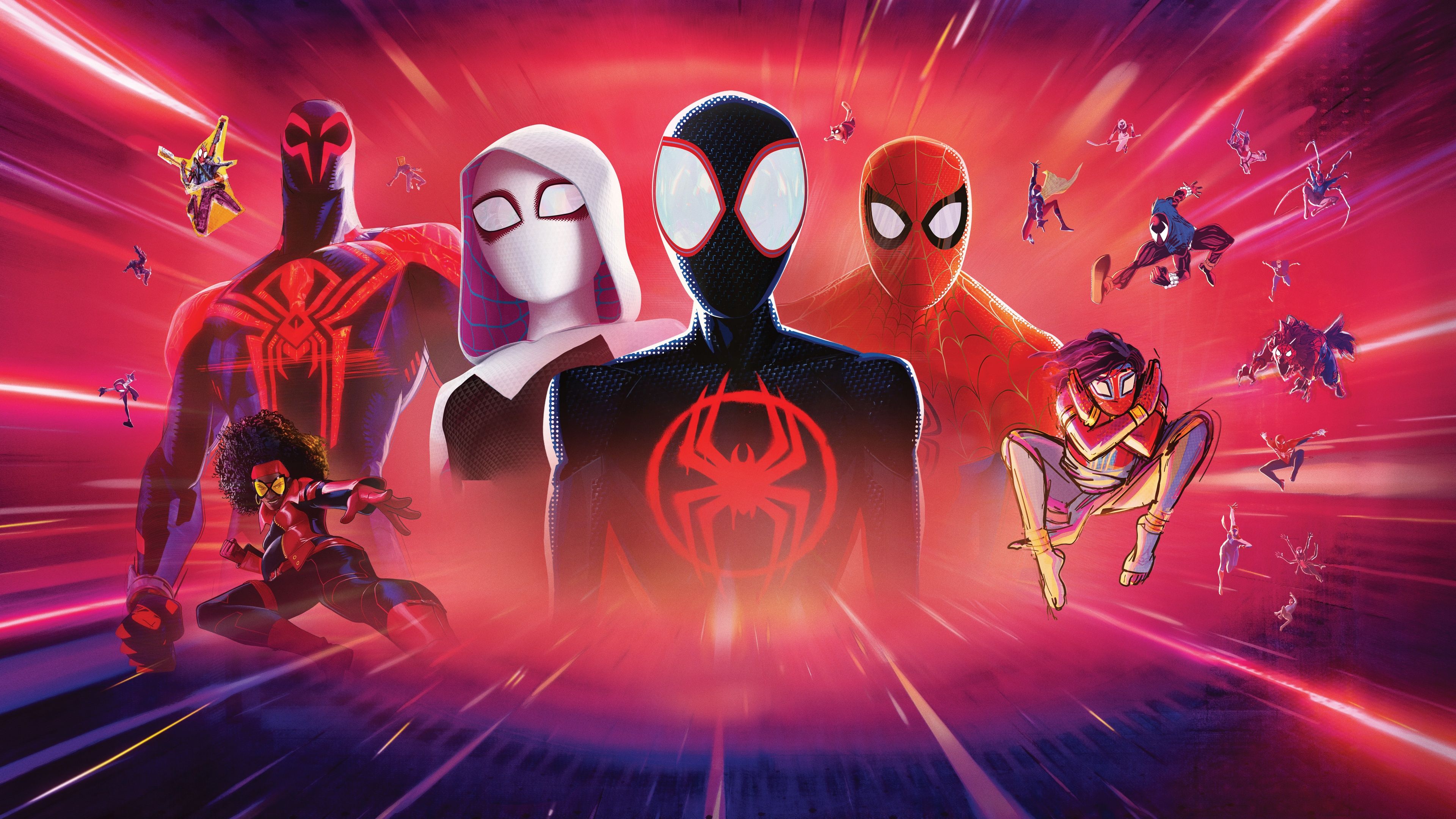 3840x2160 Spider Man: Across The Spider Verse Wallpaper 4K, Spider People, 8K