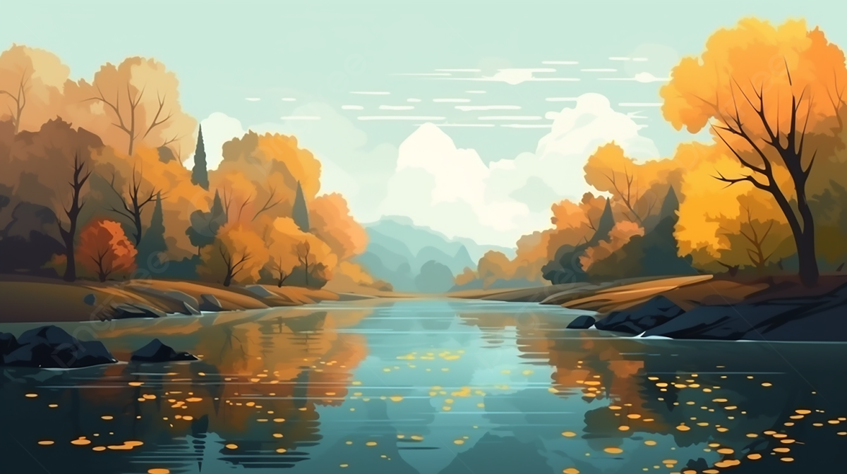 1200x672 Forest River Background Image, HD Picture and Wallpaper For Free Download