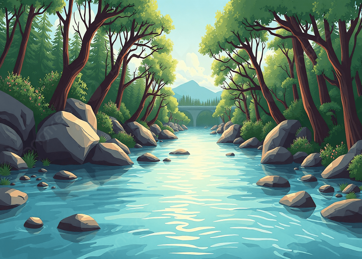1200x857 River Cartoon Photography, River Cartoon Scenery, River Cartoon Photography River Background Image And Wallpaper for Free Download