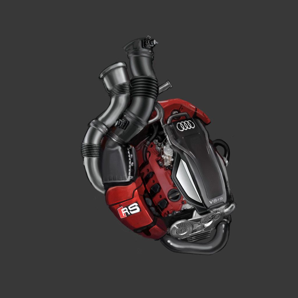 1024x1024 Audi Heart concept (2). Image - Behance