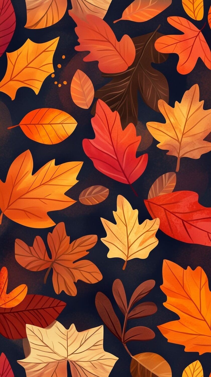 841x1500 Beautiful (and Fun) Fall Phone Wallpaper to Start the Cozy Season