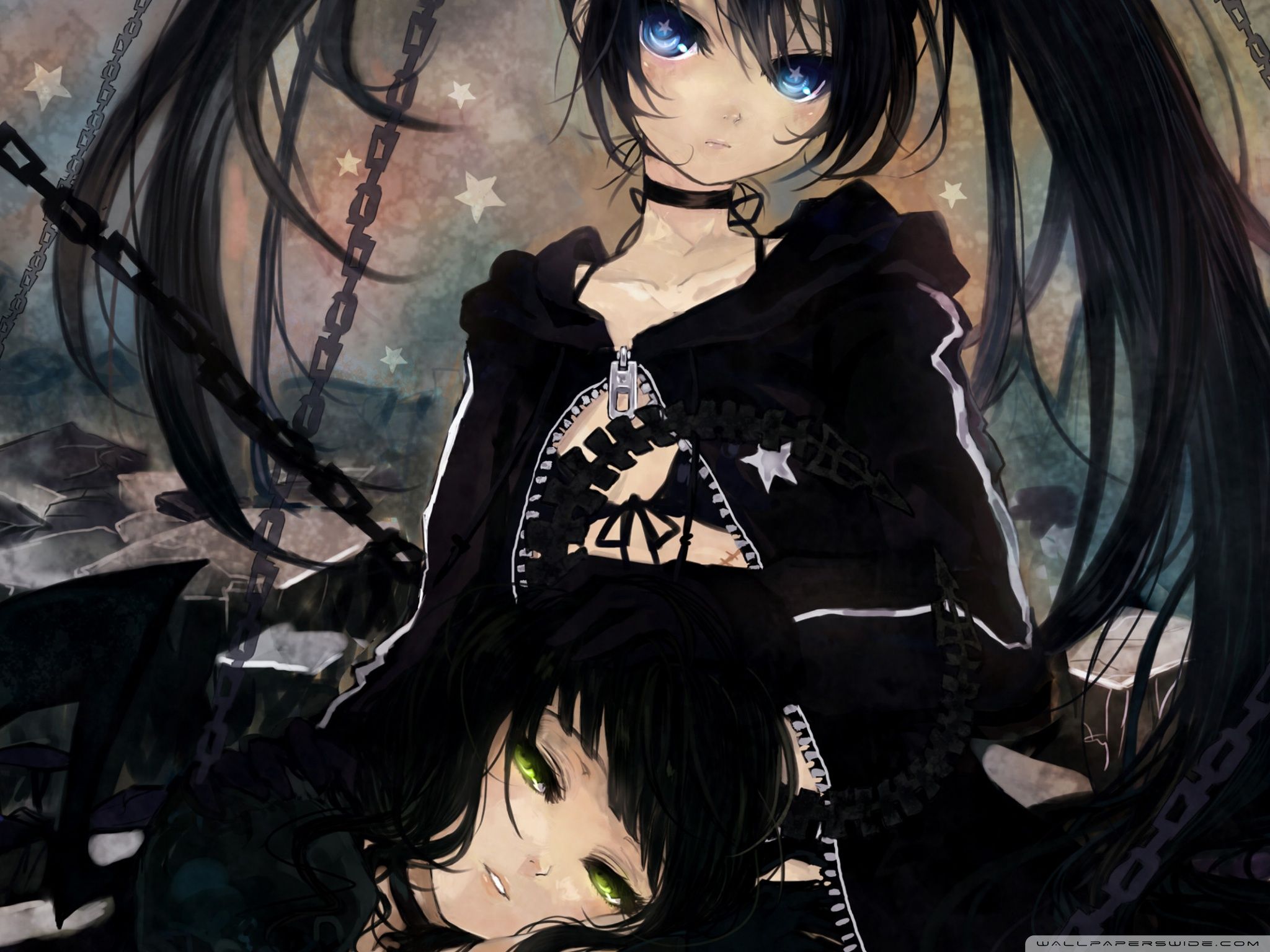 2048x1536 Black Rock Shooter Takanashi 4K UHD Wallpaper for UltraHD Desktop and TV