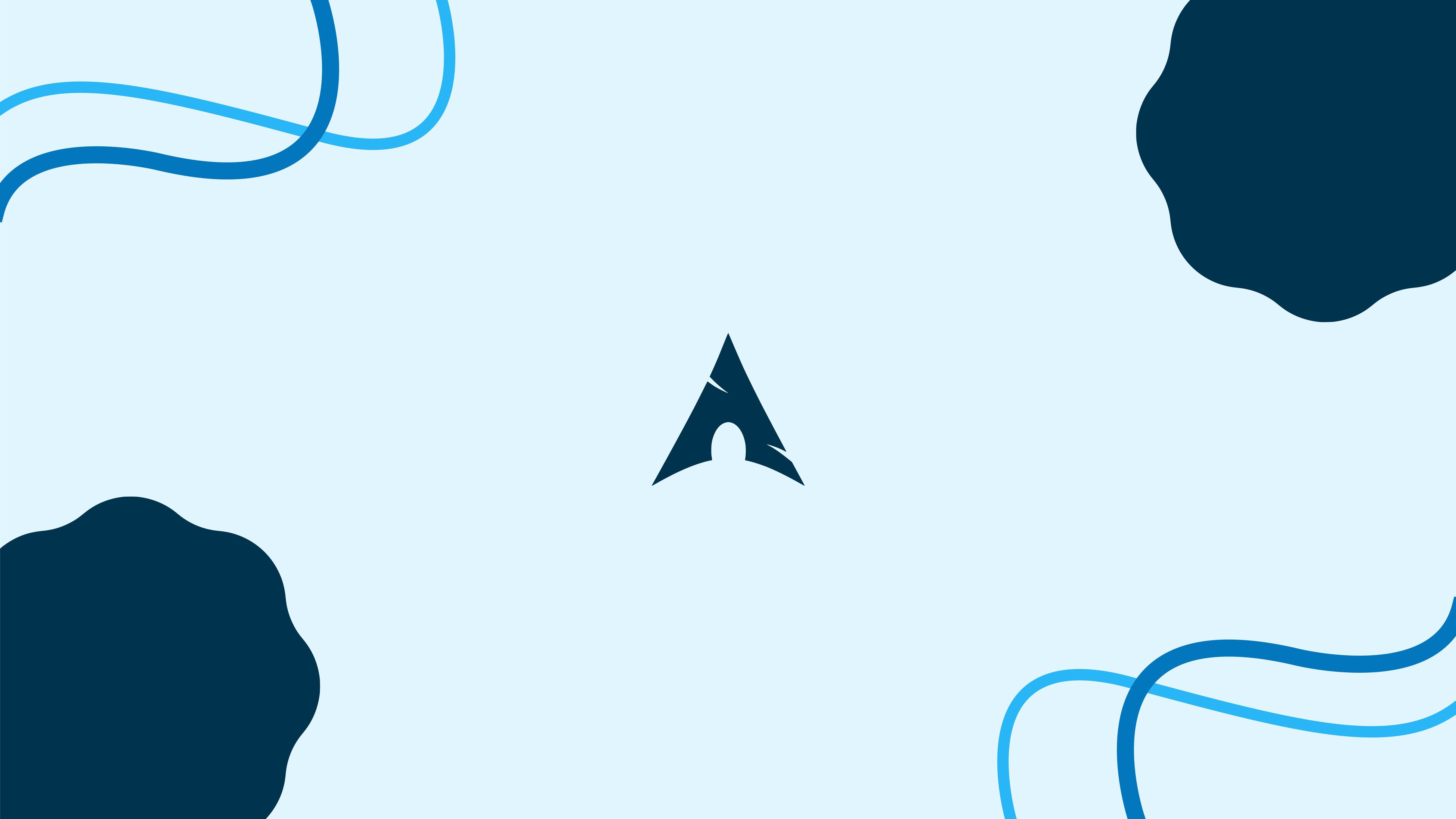 4838x2721 Arch Linux Logo Wallpaper 4K for Desktop