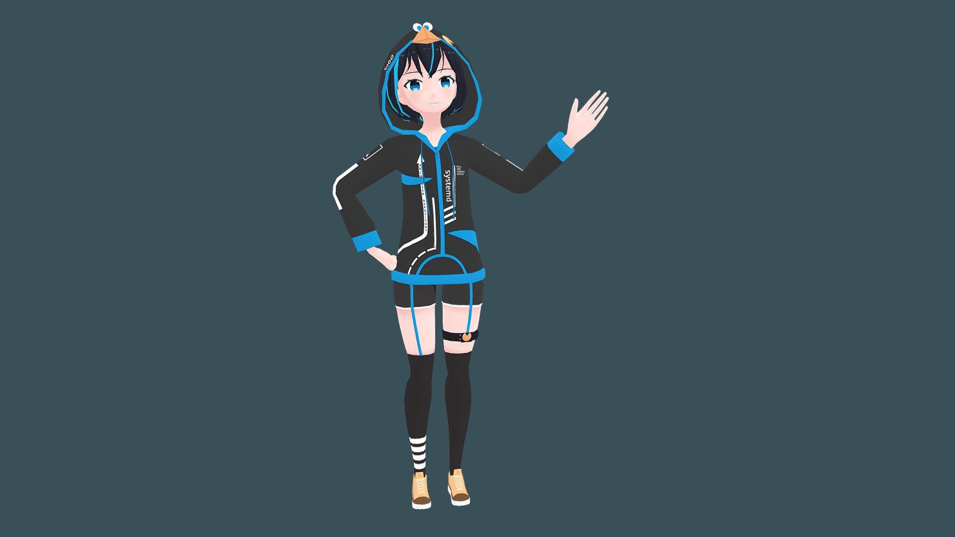1920x1080 Arch Chan Free 3D Model By TerraReef [b619954]