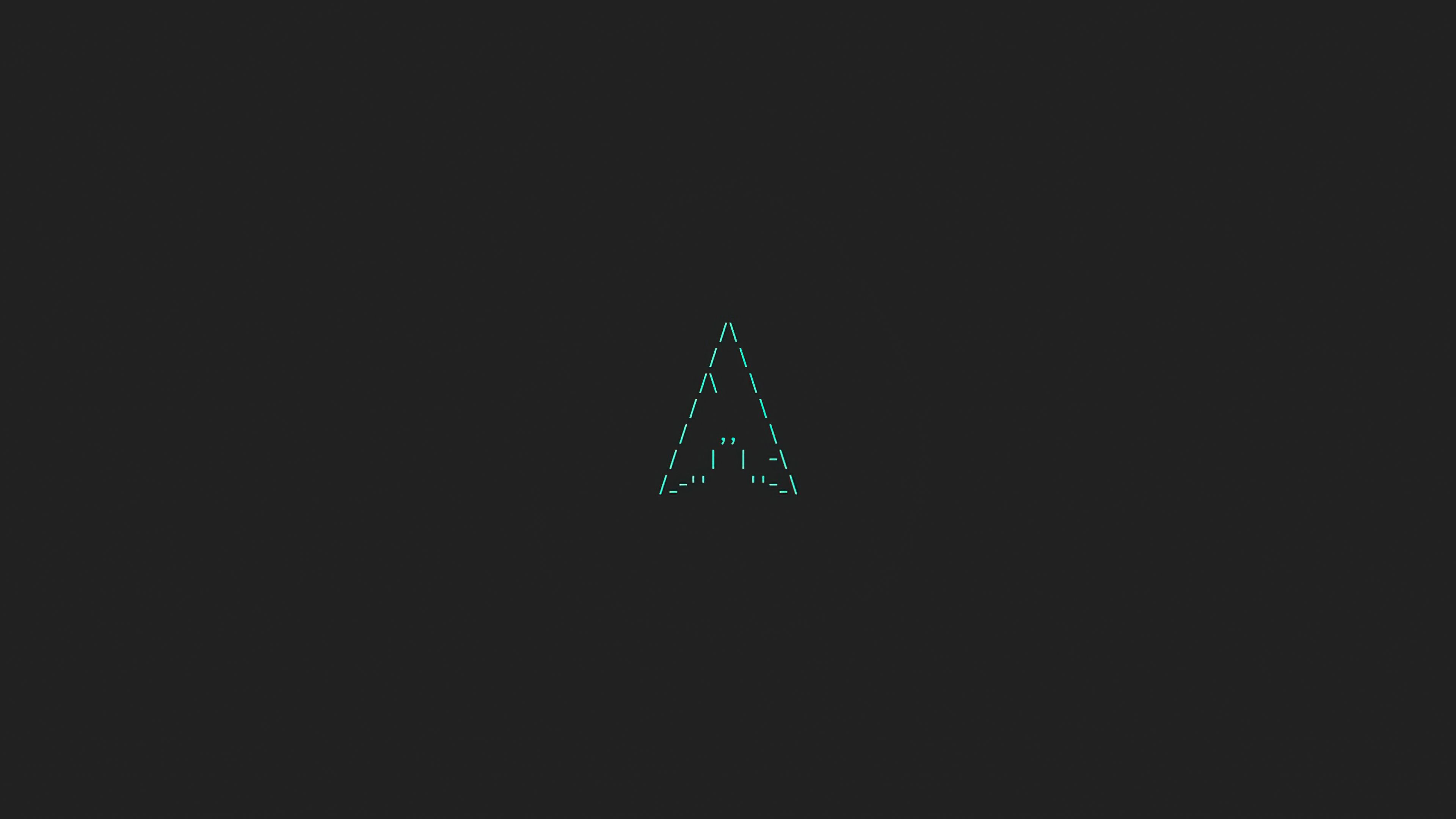 3840x2160 Arch Linux Minimal Logo 4k Wallpaper, HD Computer Wallpaper, 4k Wallpaper , Image, Background, Photos and Picture