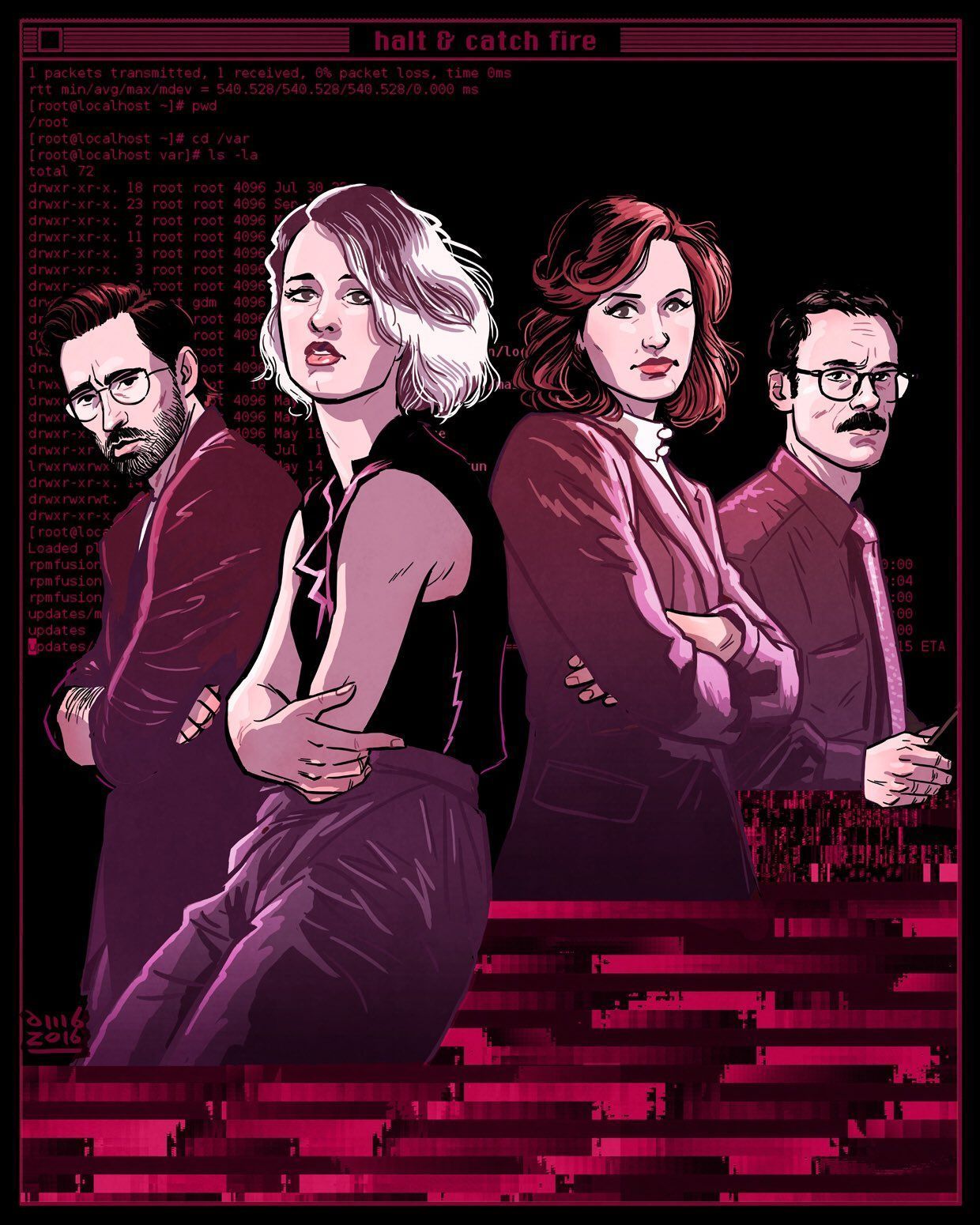 1240x1550 Halt And Catch Fire iPhone HD Wallpaper