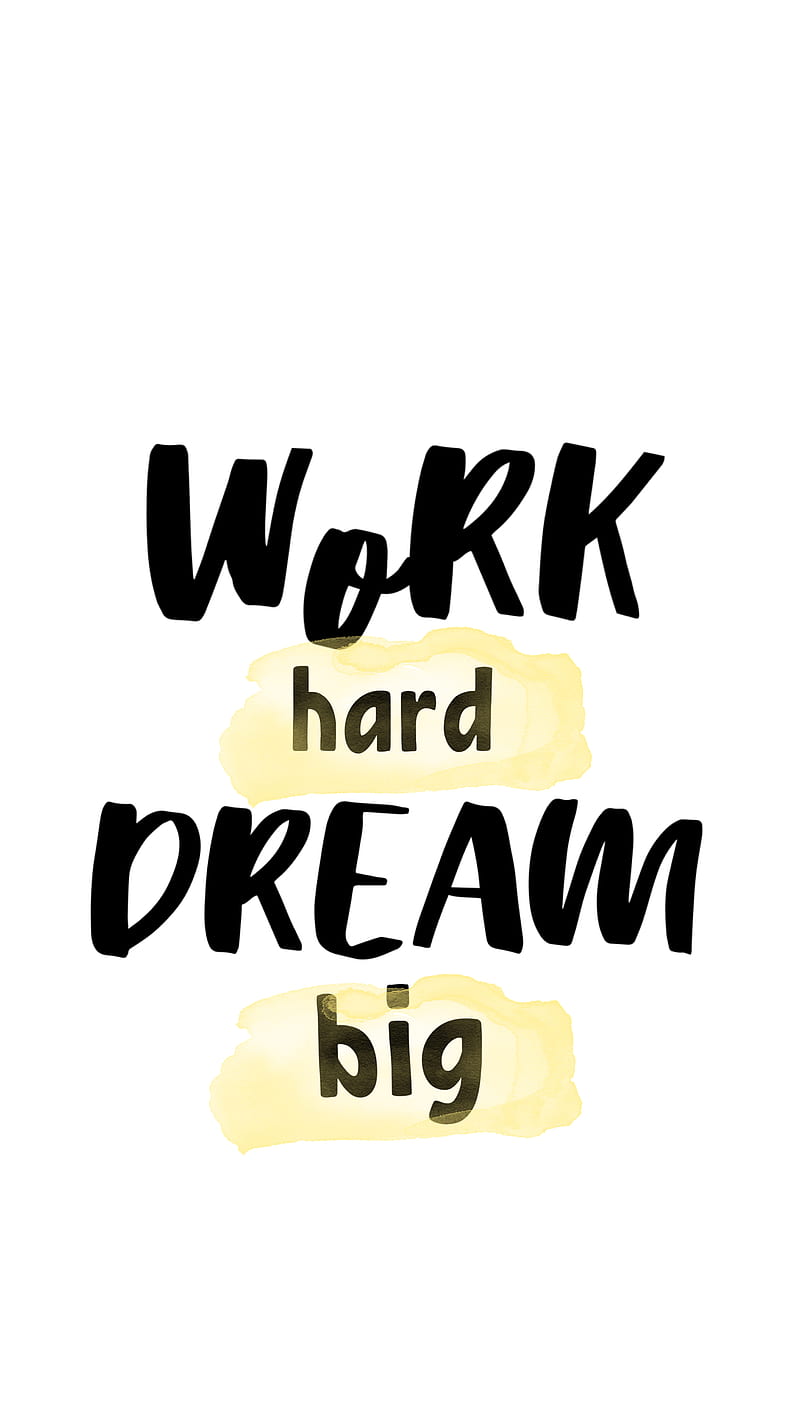 800x1422 Work hard motivation, sayings, white, HD phone wallpaper