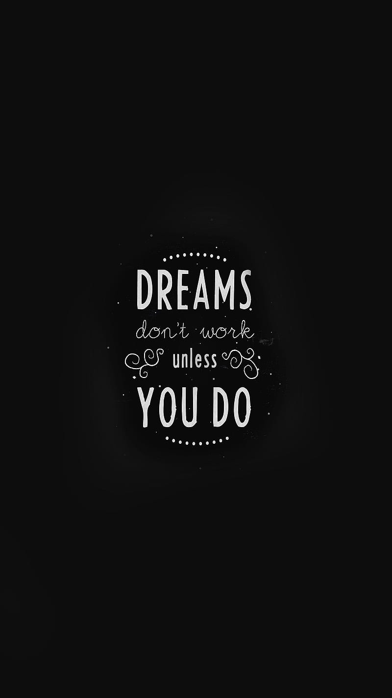 800x1422 ❁ ❁ *.・, Motivational Quotes Black, HD phone wallpaper