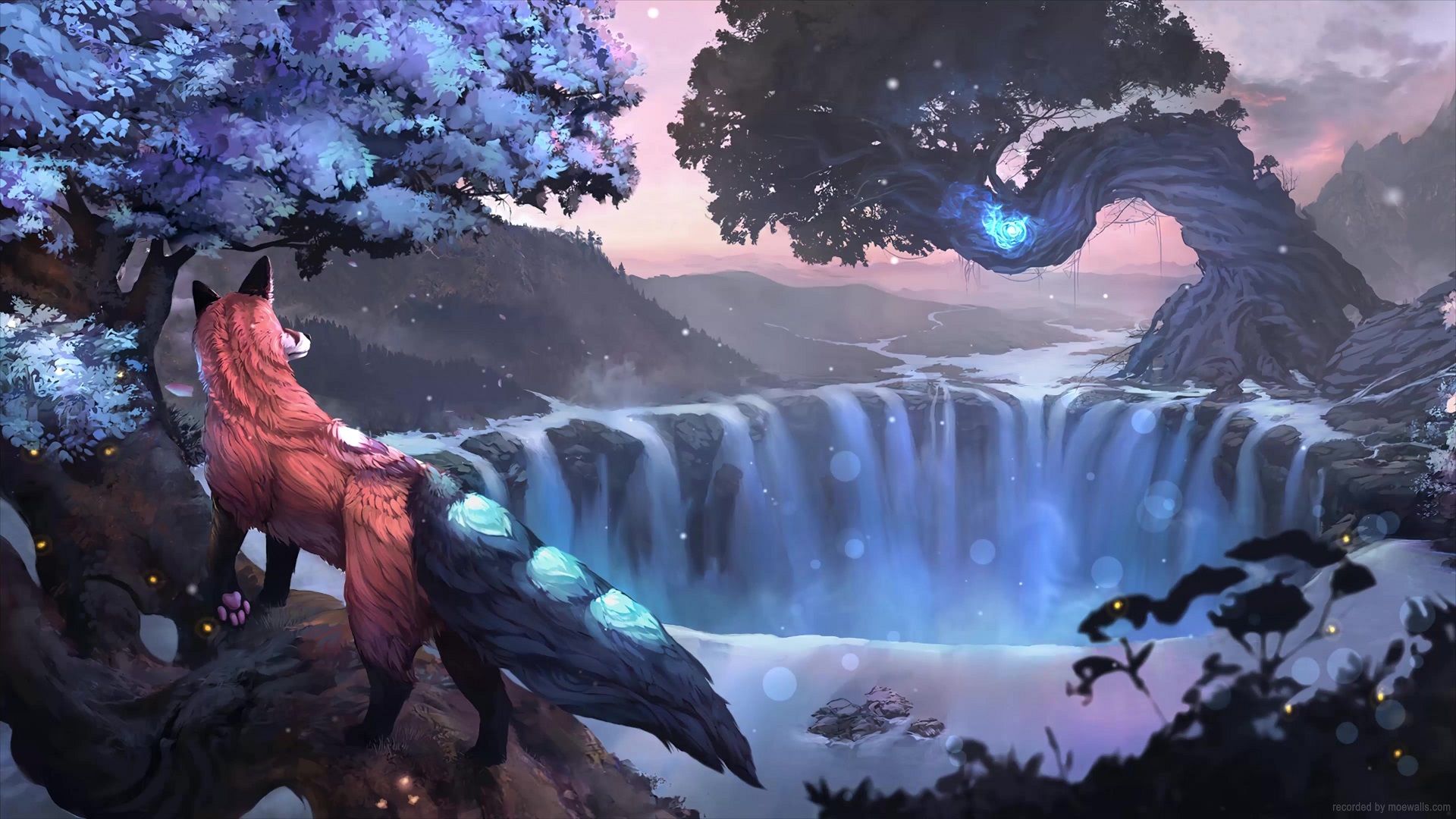 1920x1080 Fox And Magic Tree Live Wallpaper