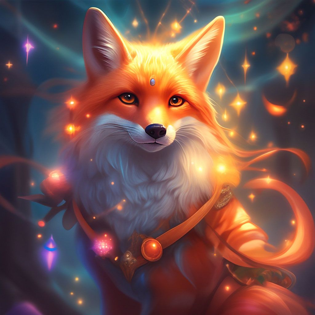 1024x1024 The magic fox