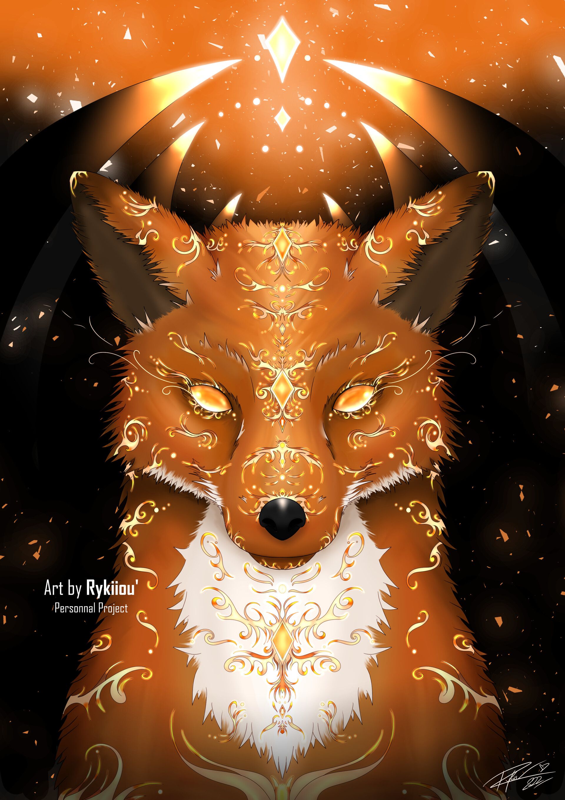 1920x2716 Rykiiou'Art°08. The Mystic Fox
