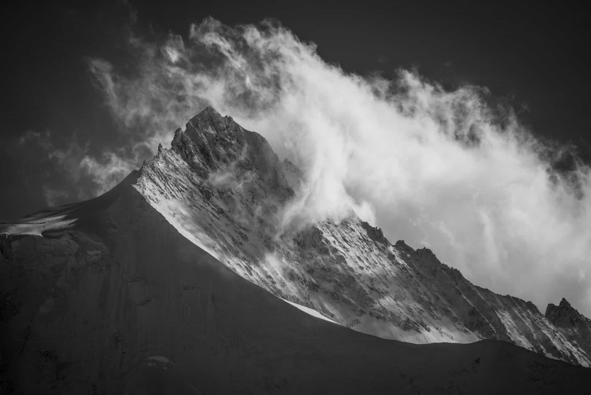 1918x1280 Photograph Of The Zinalrothorn: High Mountain Storm