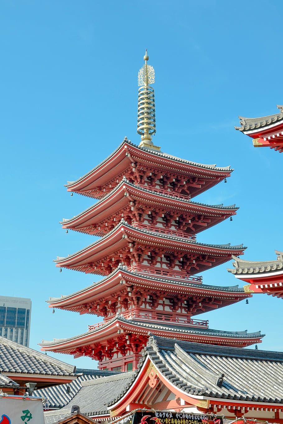910x1365 Senso Ji Temple 1080P, 2K, 4K, 5K HD Wallpaper Free Download