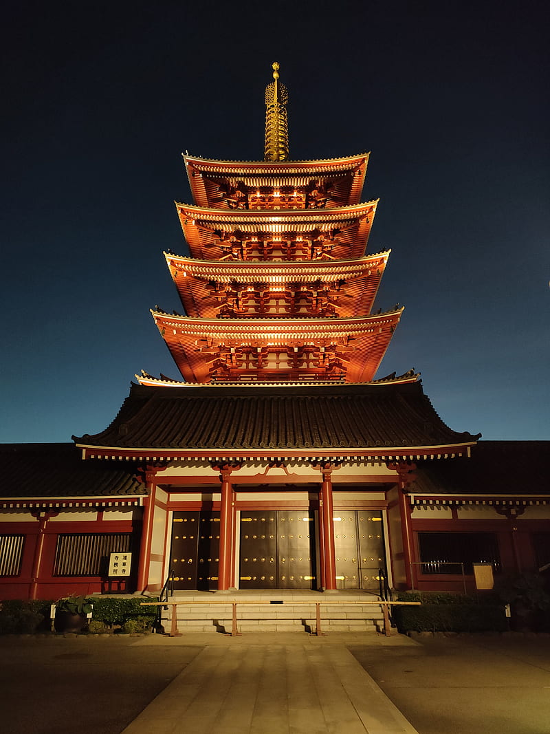 800x1067 HD sensō-ji temple wallpaper