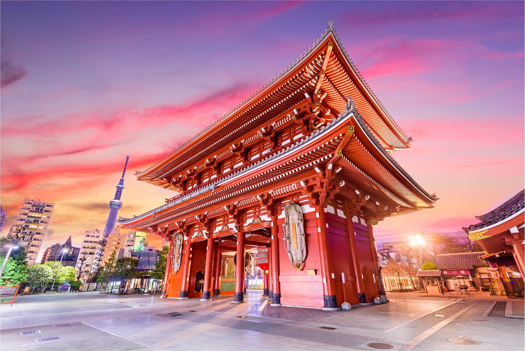 1798x1200 Muralo Non Woven Photo Wallpaper 270 X 180 Tokyo City Japan Wallpaper Architecture Building Temple Gate Living Room Bedroom Wall Picture XXL Wall Width 270 Cm X Height 180 Cm : Amazon.co.uk: DIY