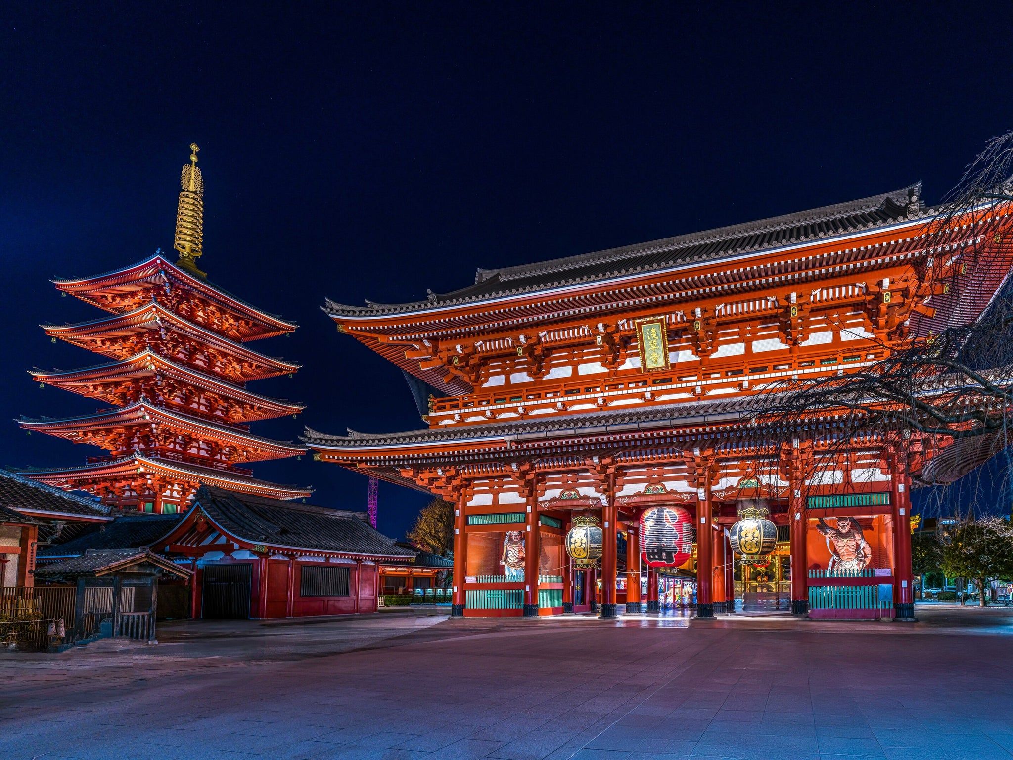2048x1536 Senso Ji Temple Tokyo Fine Art. Canvas, Acrylic, Metal